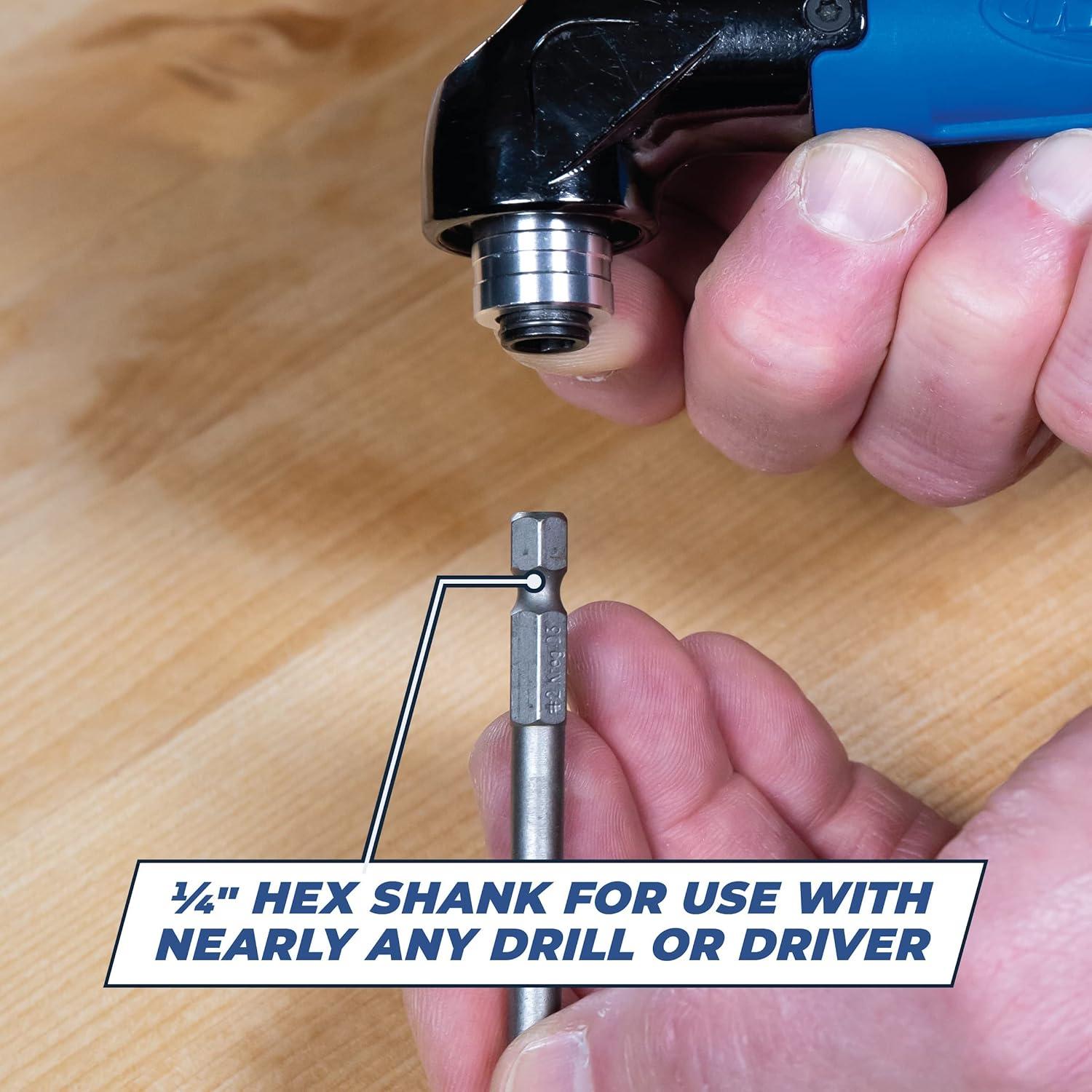 Controlador de Agujeros Kreg KDRV-90DG 90° Ergonómico