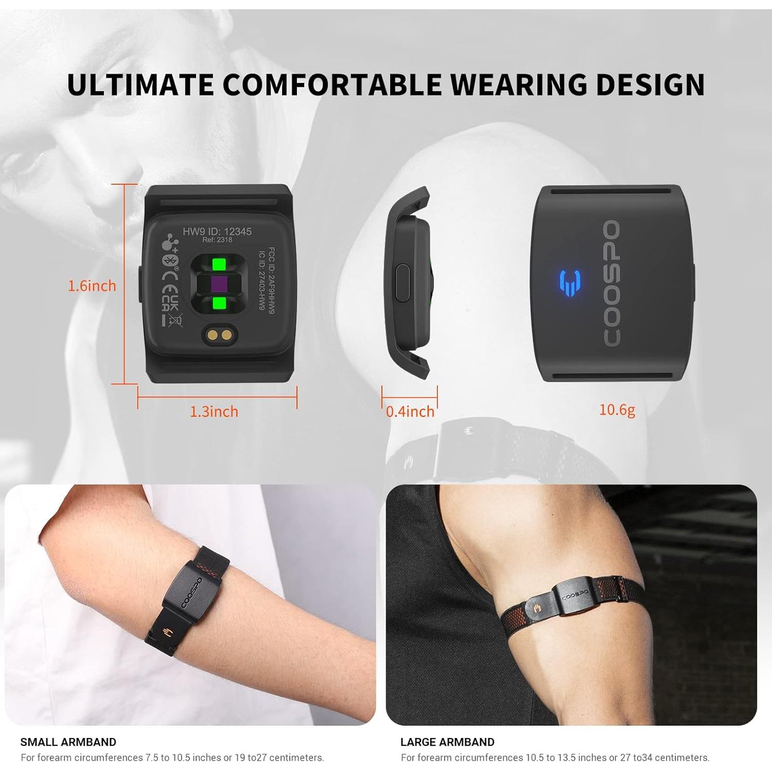 Monitor de Frecuencia Cardíaca COOSPO HW9 Bluetooth 5.0