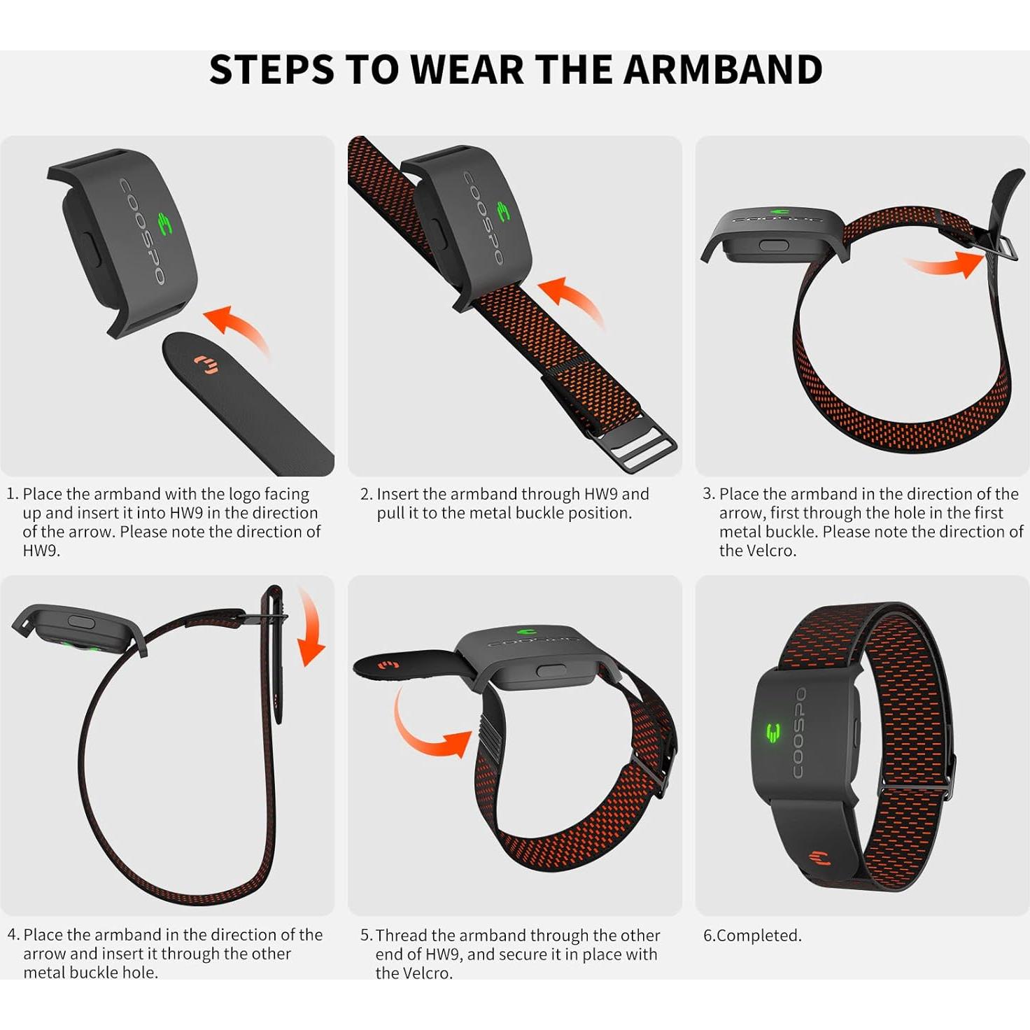 Monitor de Frecuencia Cardíaca COOSPO HW9 Bluetooth 5.0