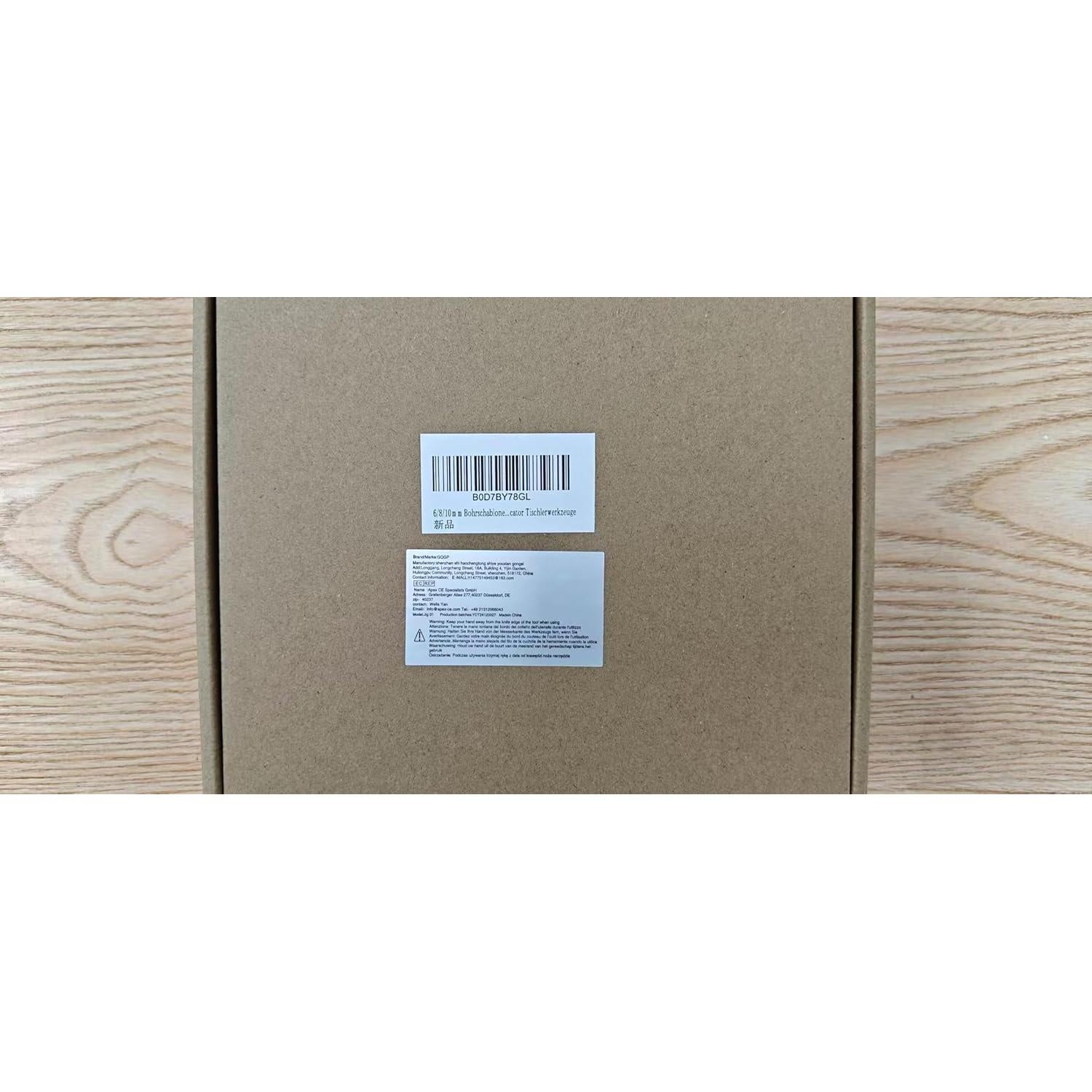 Kit de Plantilla de Perforación de Espigas GQGP 3 en 1 Ajustable