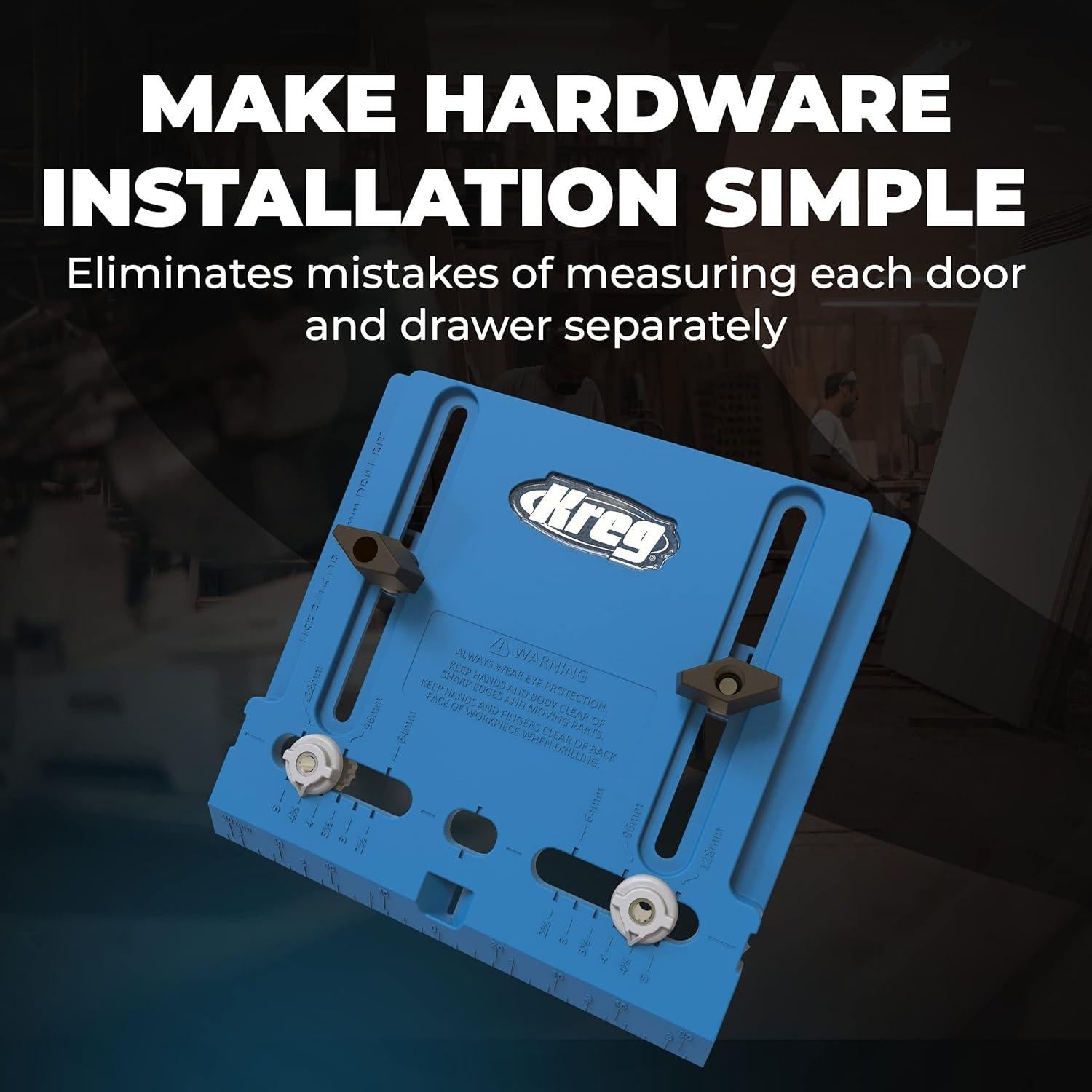 Jig de Hardware para Gabinetes Kreg KHI-PULL - Perforación Precisa