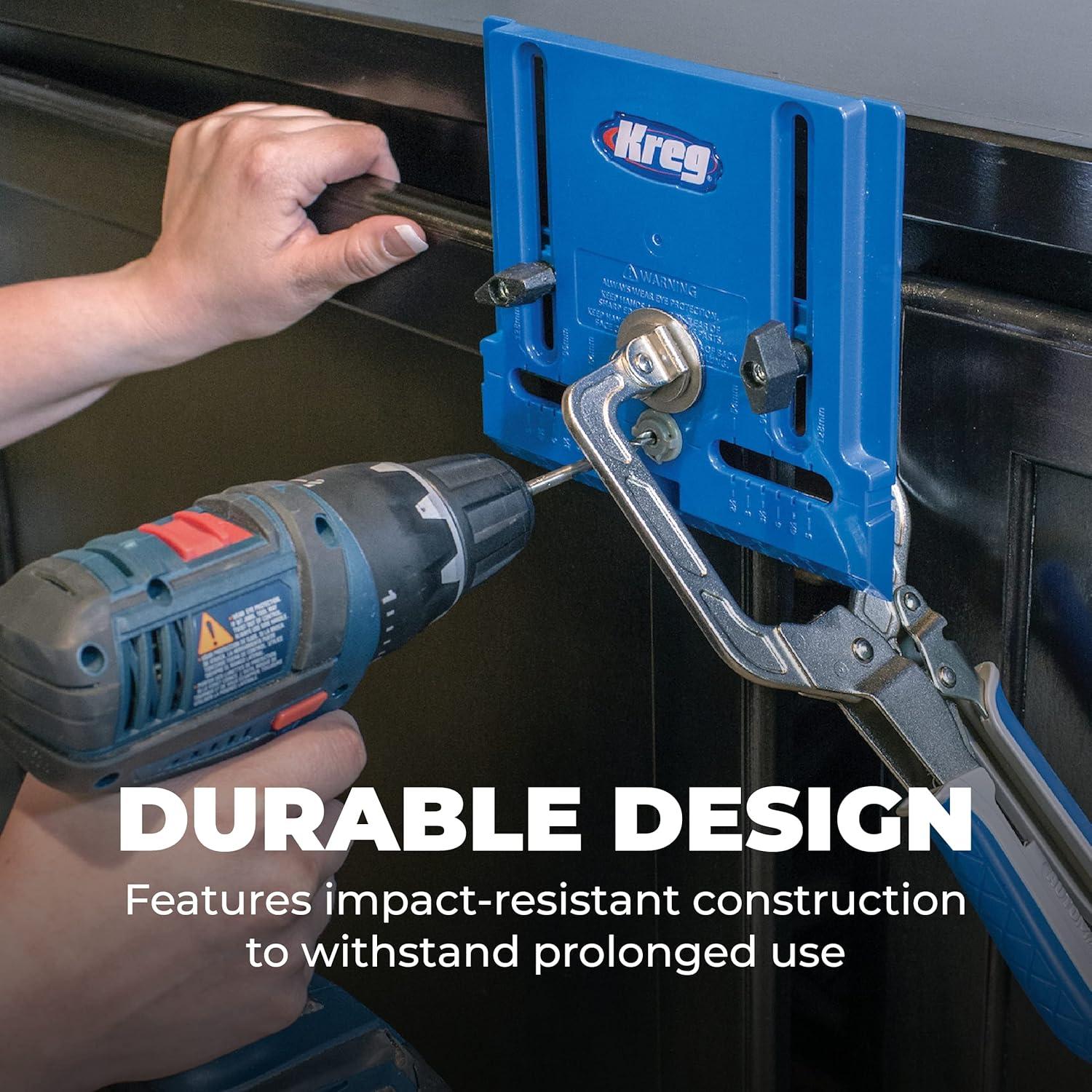 Jig de Hardware para Gabinetes Kreg KHI-PULL - Perforación Precisa