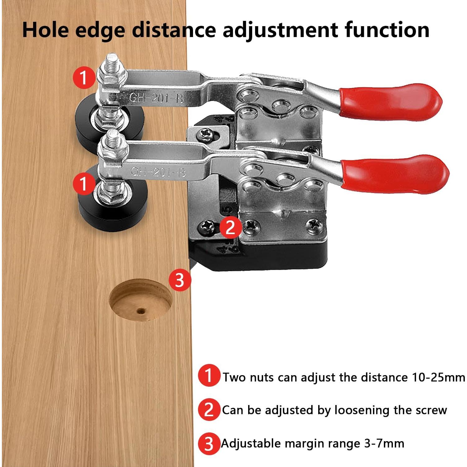 Plantilla Perforadora de Bisagra 35mm JEEJINYAN Ajustable