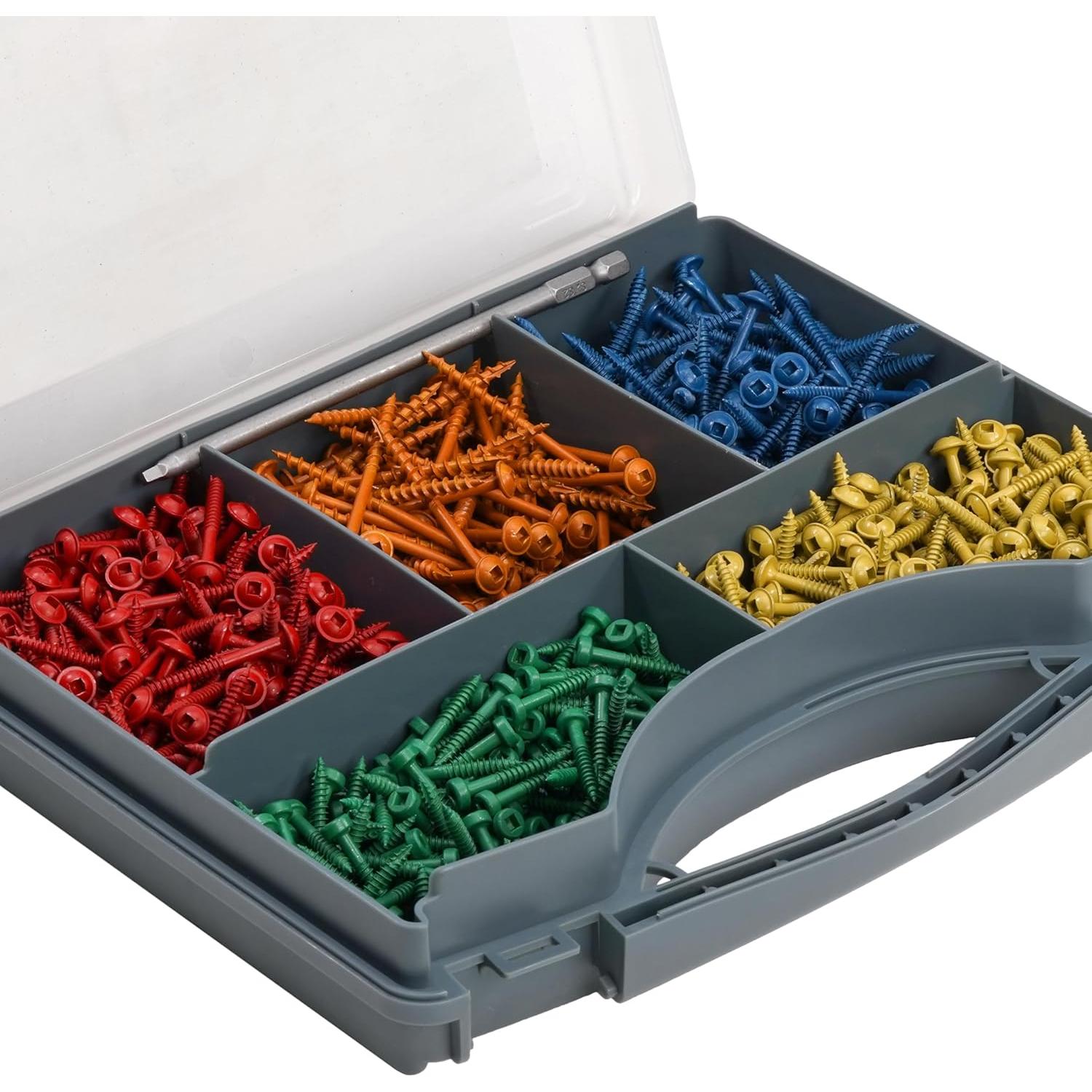 Juego de Tornillos de Rosca Fina Armor Tool 800 Piezas