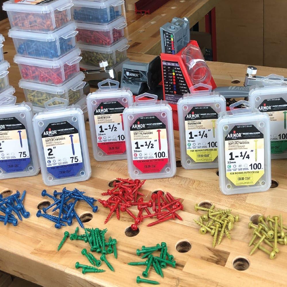 Juego de Tornillos de Rosca Fina Armor Tool 800 Piezas