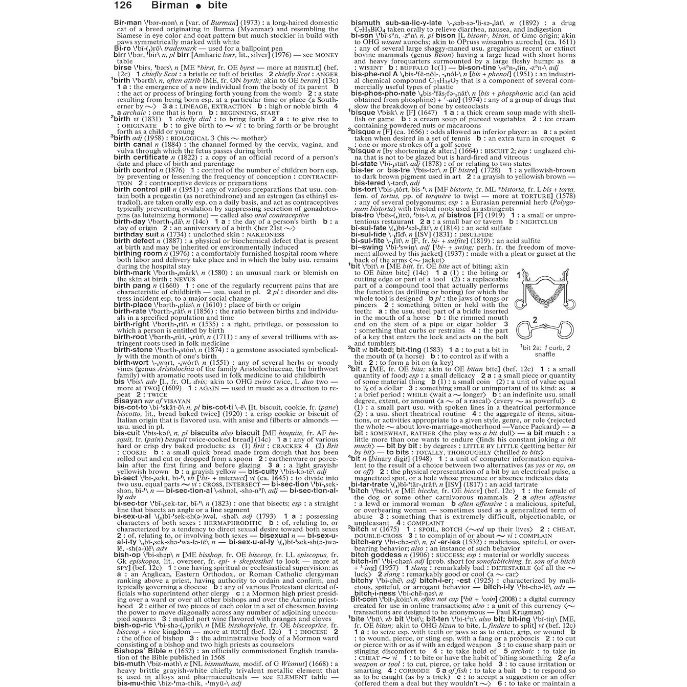 Merriam-Webster's Collegiate Dictionary, 11th Edition, Jacketed Hardcover, Indexed