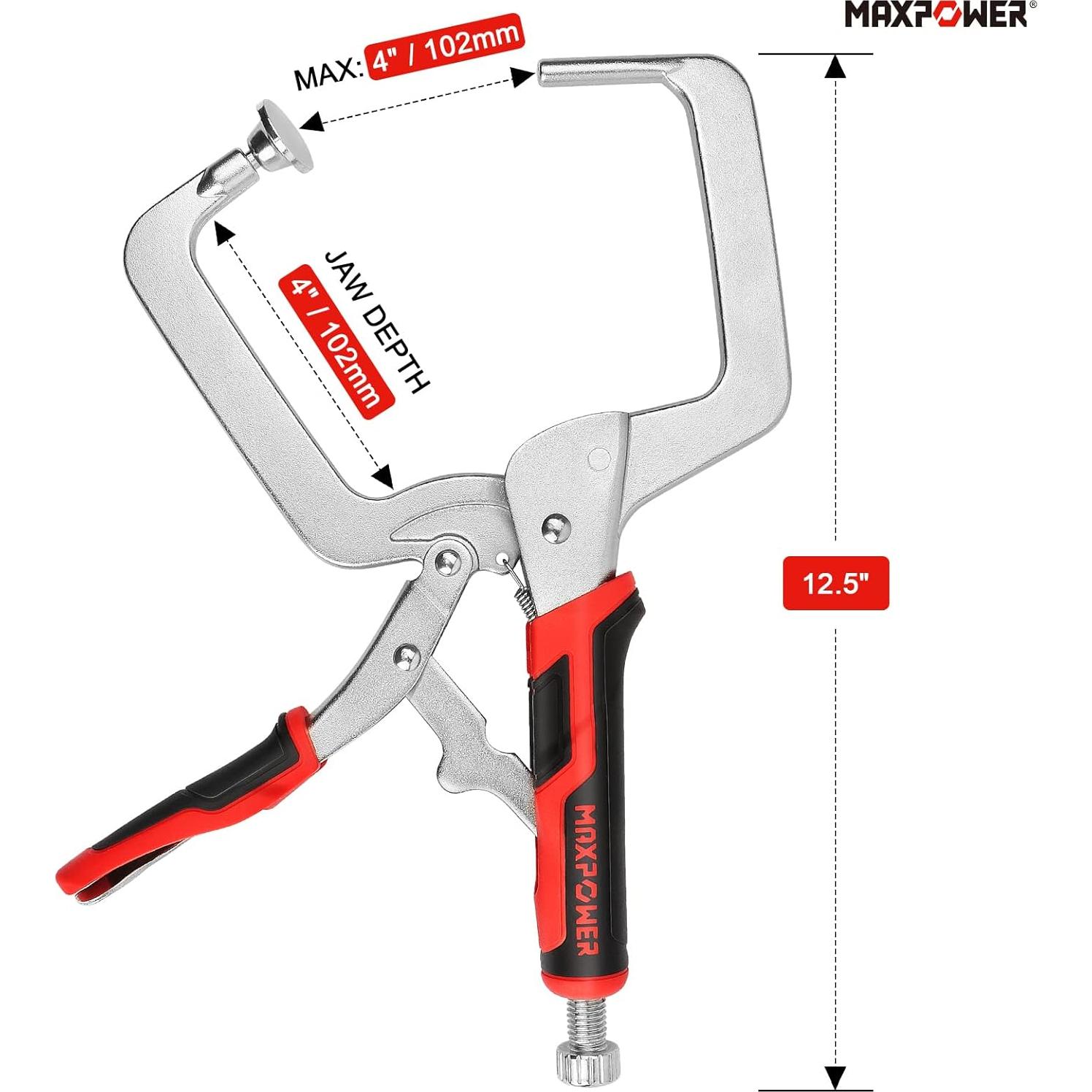 Abrazadera de Agujero de Bolsillo MAXPOWER 31.75 cm 2 Piezas