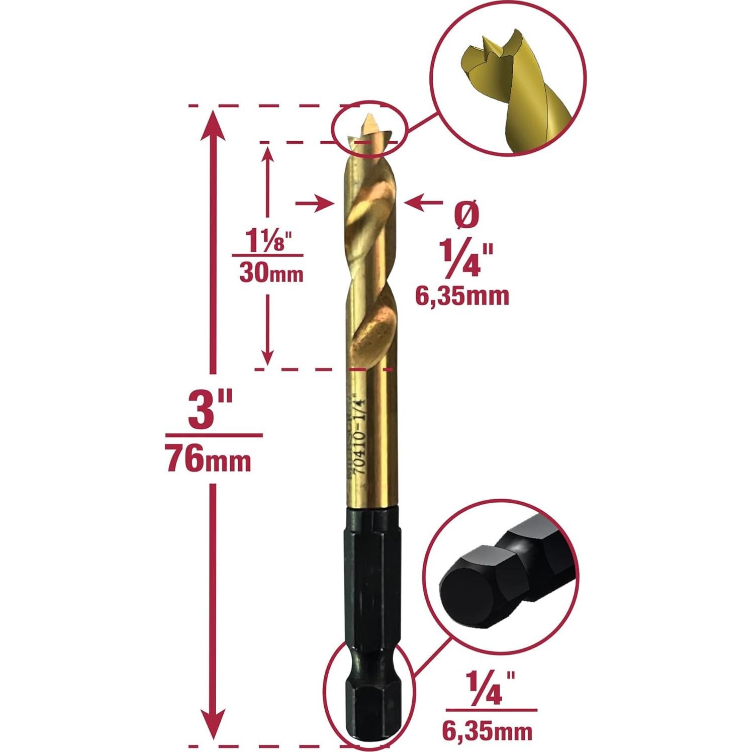Plantilla de Estante Milescraft 1343 con Brocas 6 mm y 5 mm
