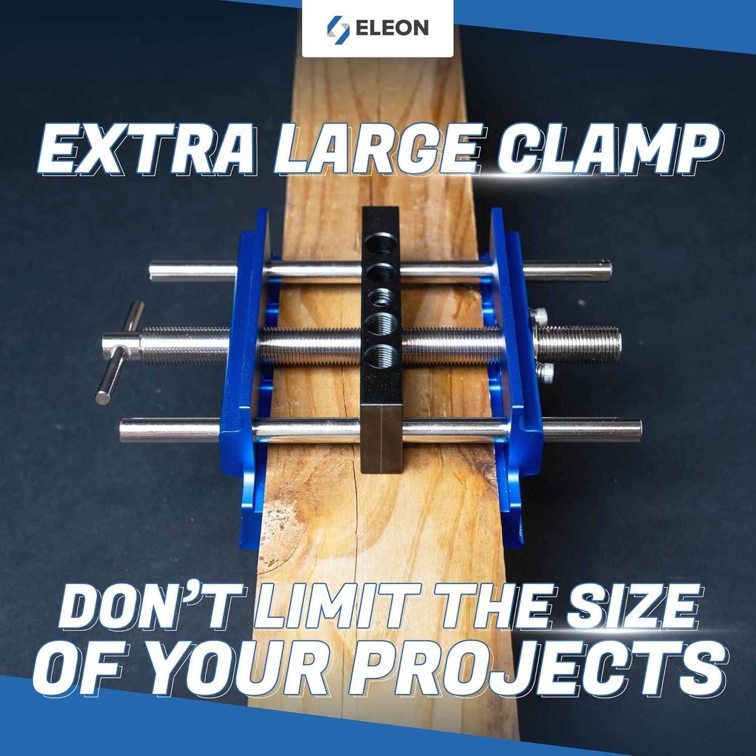 Plantilla de Dowel Autocentrante Eleon - Aluminio Azul Extra Grande