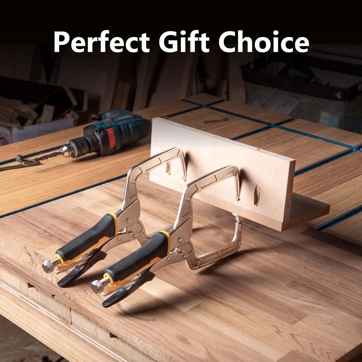 Pinzas de Ángulo Recto POWERTEC 30 cm - 2 Piezas