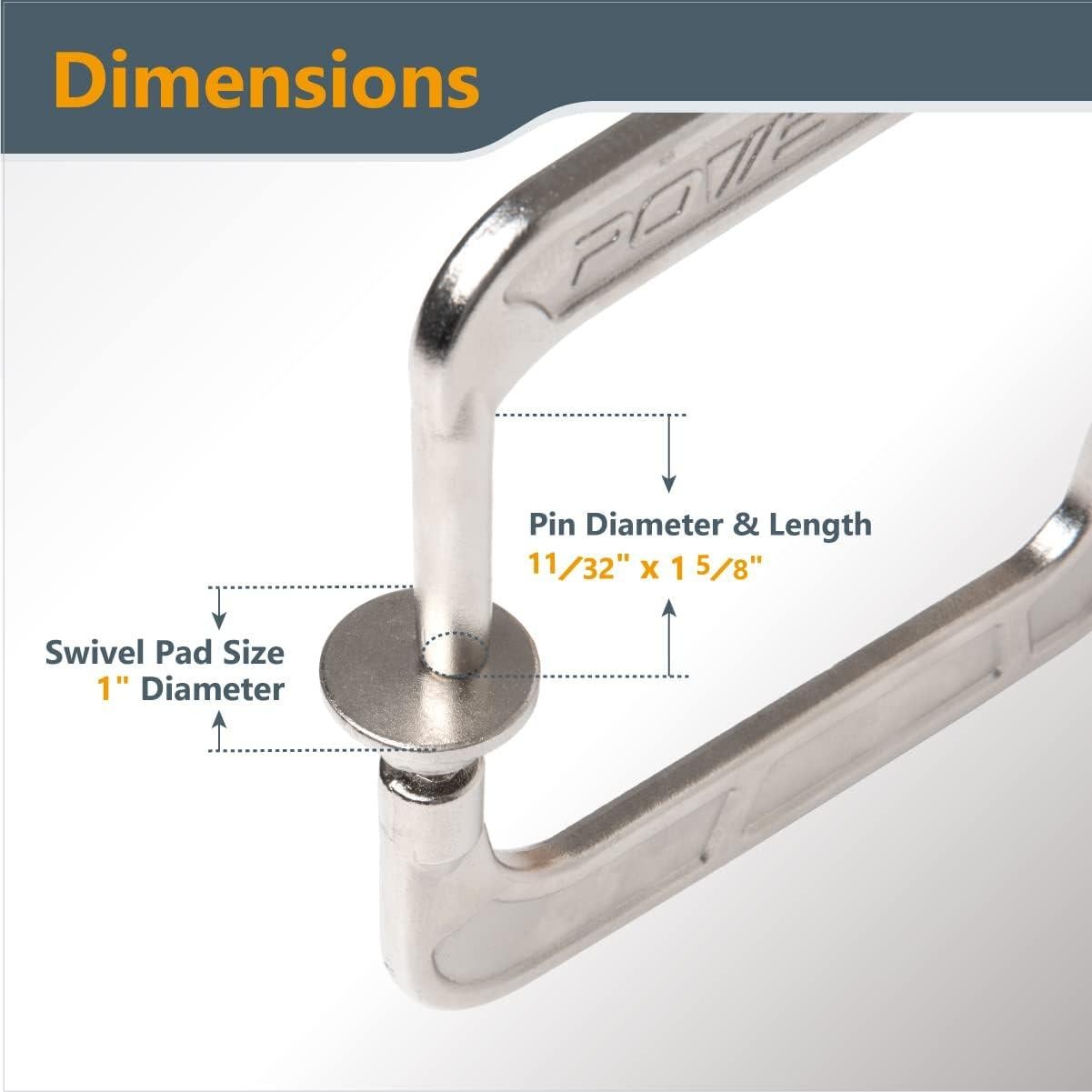 Pinzas de Ángulo Recto POWERTEC 30 cm - 2 Piezas