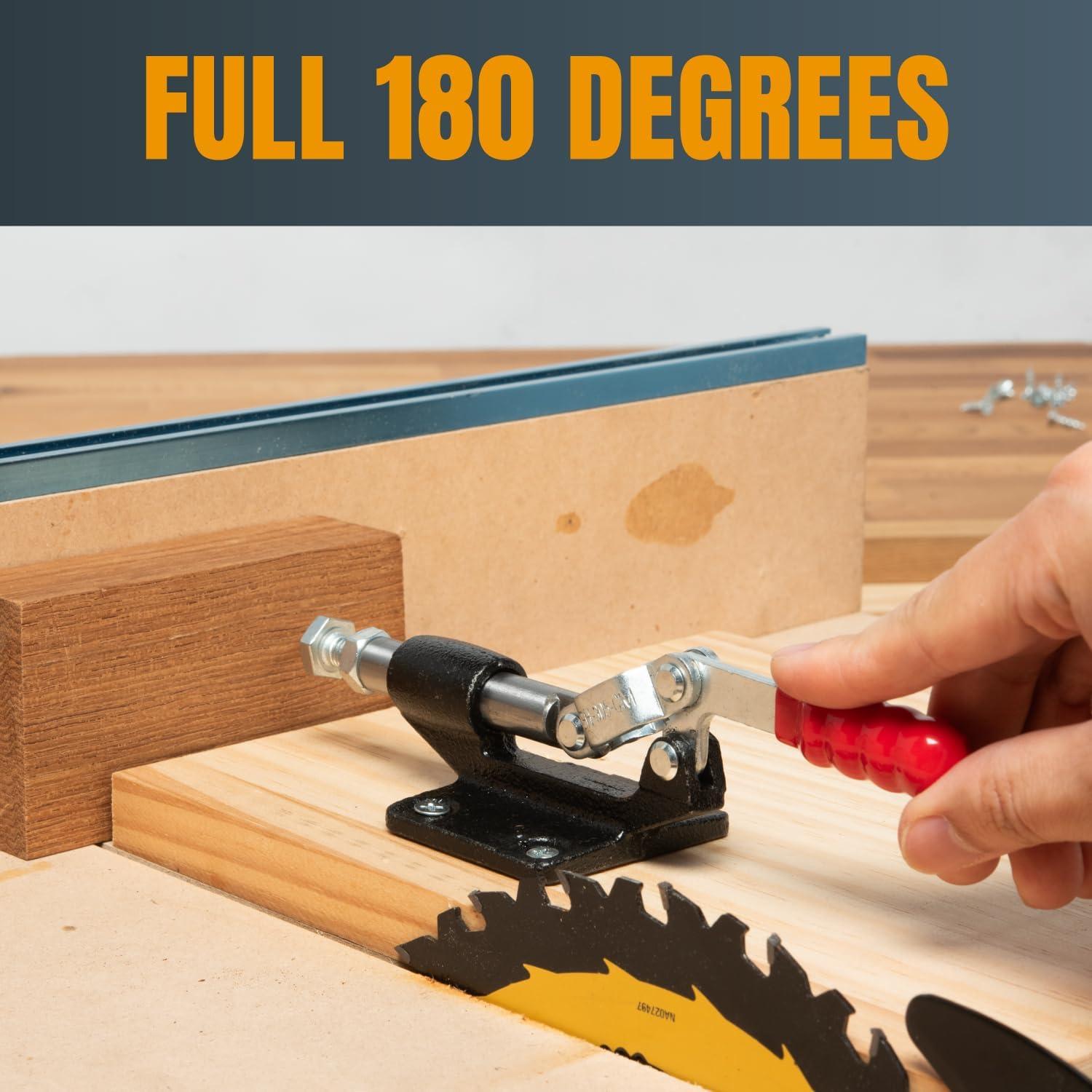 Abrazaderas de Palanca POWERTEC 4PK 305CM 227kg Hierro Dúctil