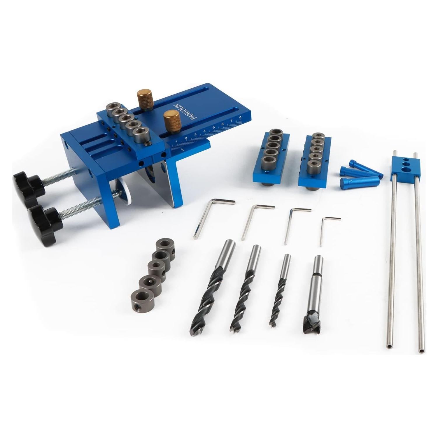 Kit de Plantilla de Perforación PANGOLIN para Carpintería DIY