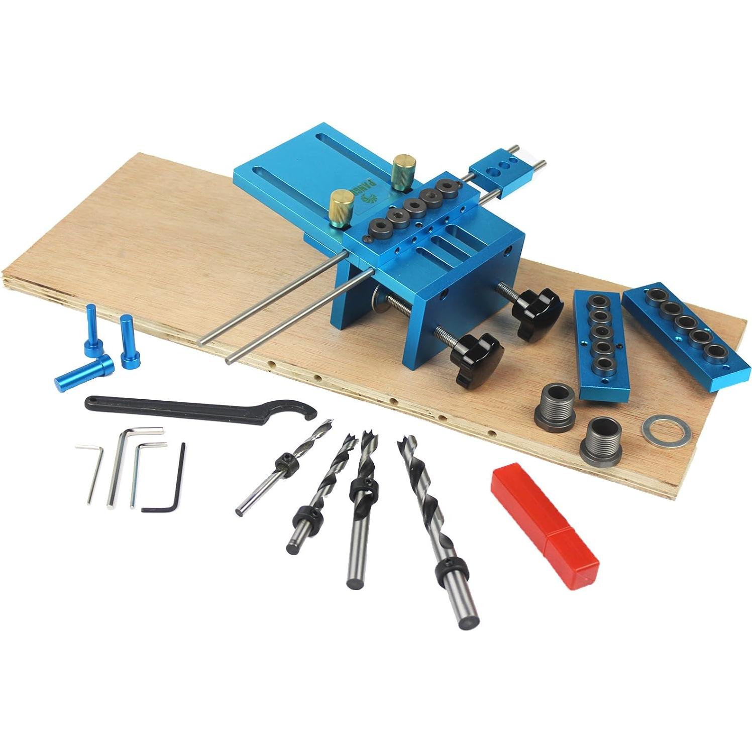 Kit de Plantilla de Perforación PANGOLIN para Carpintería DIY