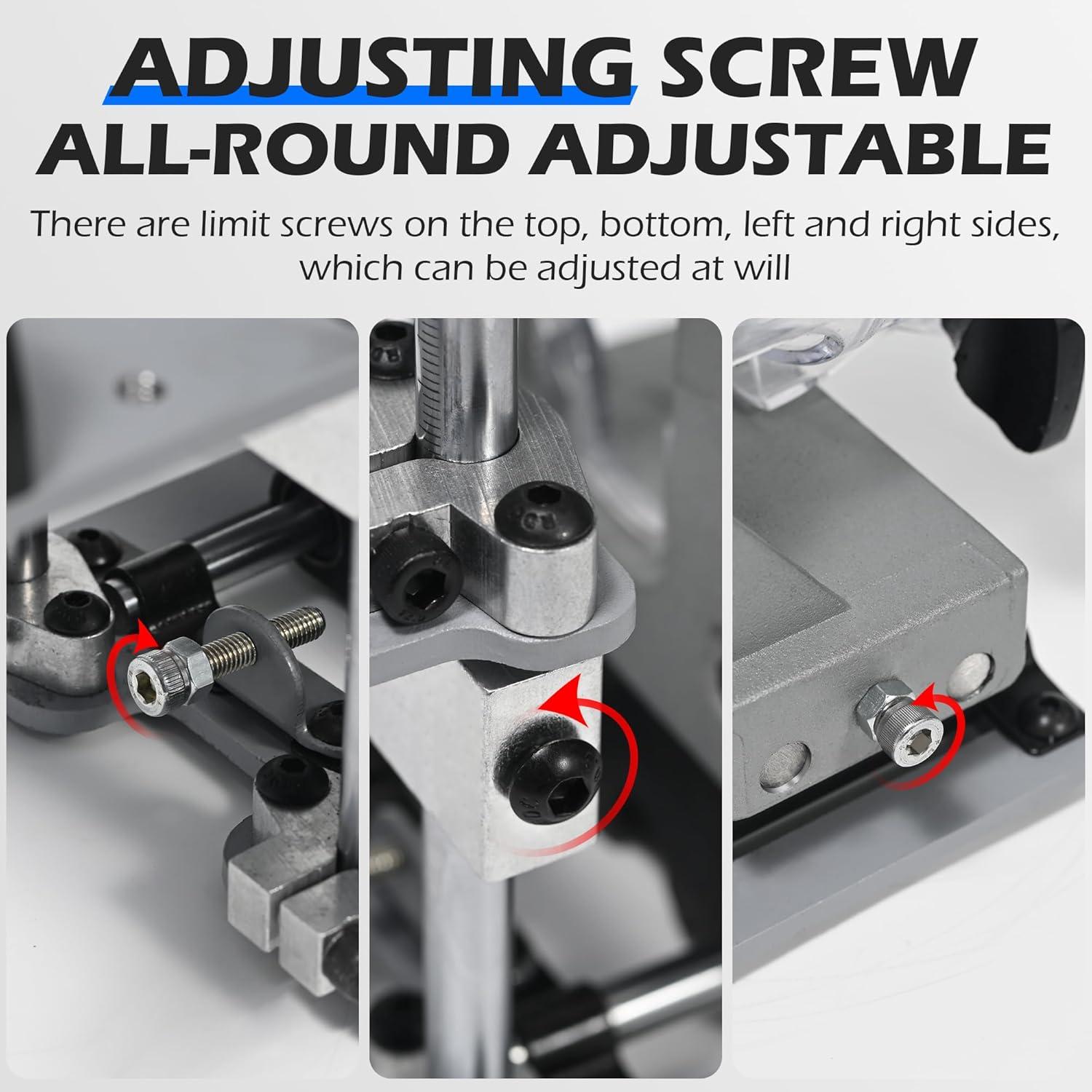 Plantilla de Mortaja y Espiga Mefape 2 en 1 para Fresadoras