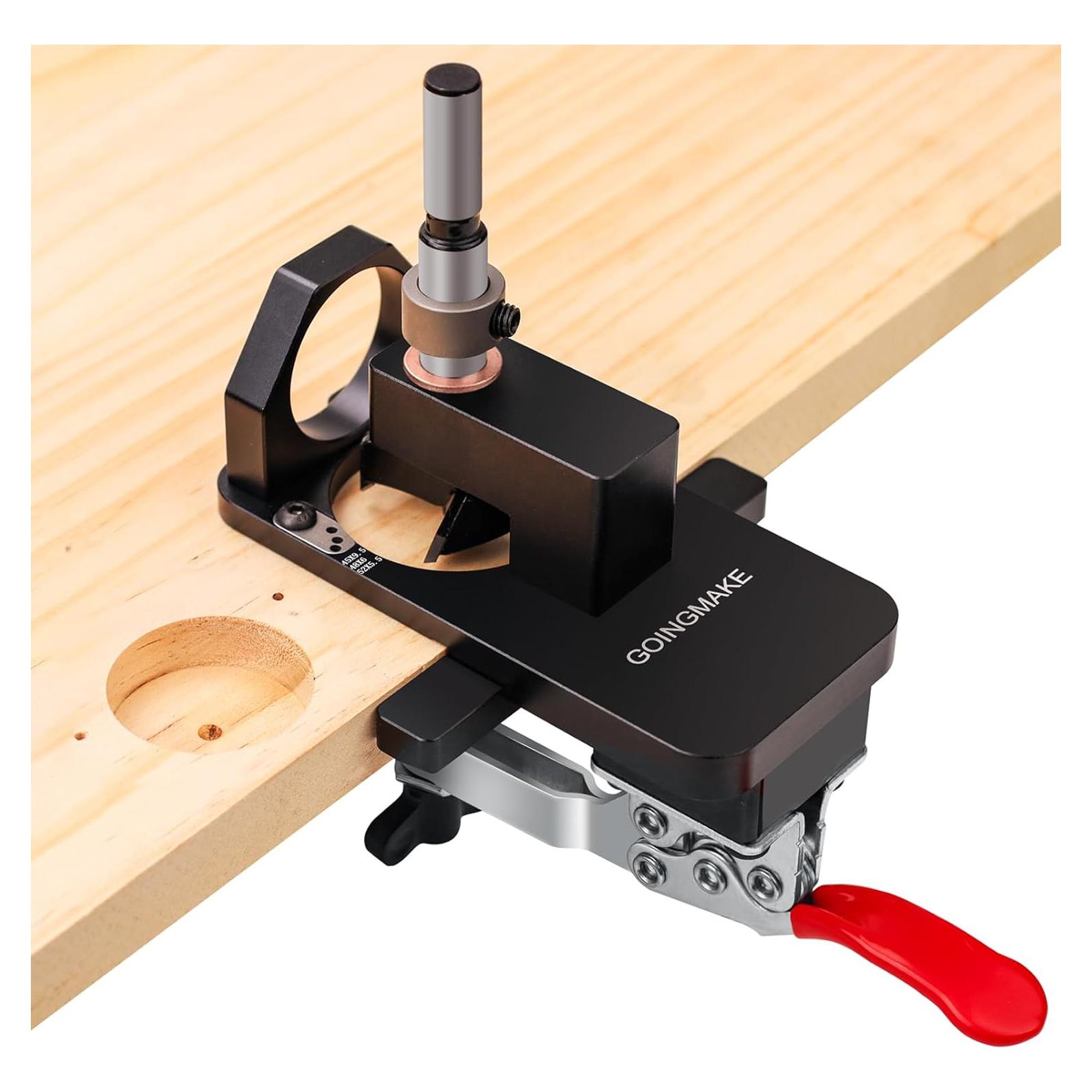 Plantilla de Bisagra Oculta GOINGMAKE S1 35 mm con Abrazadera