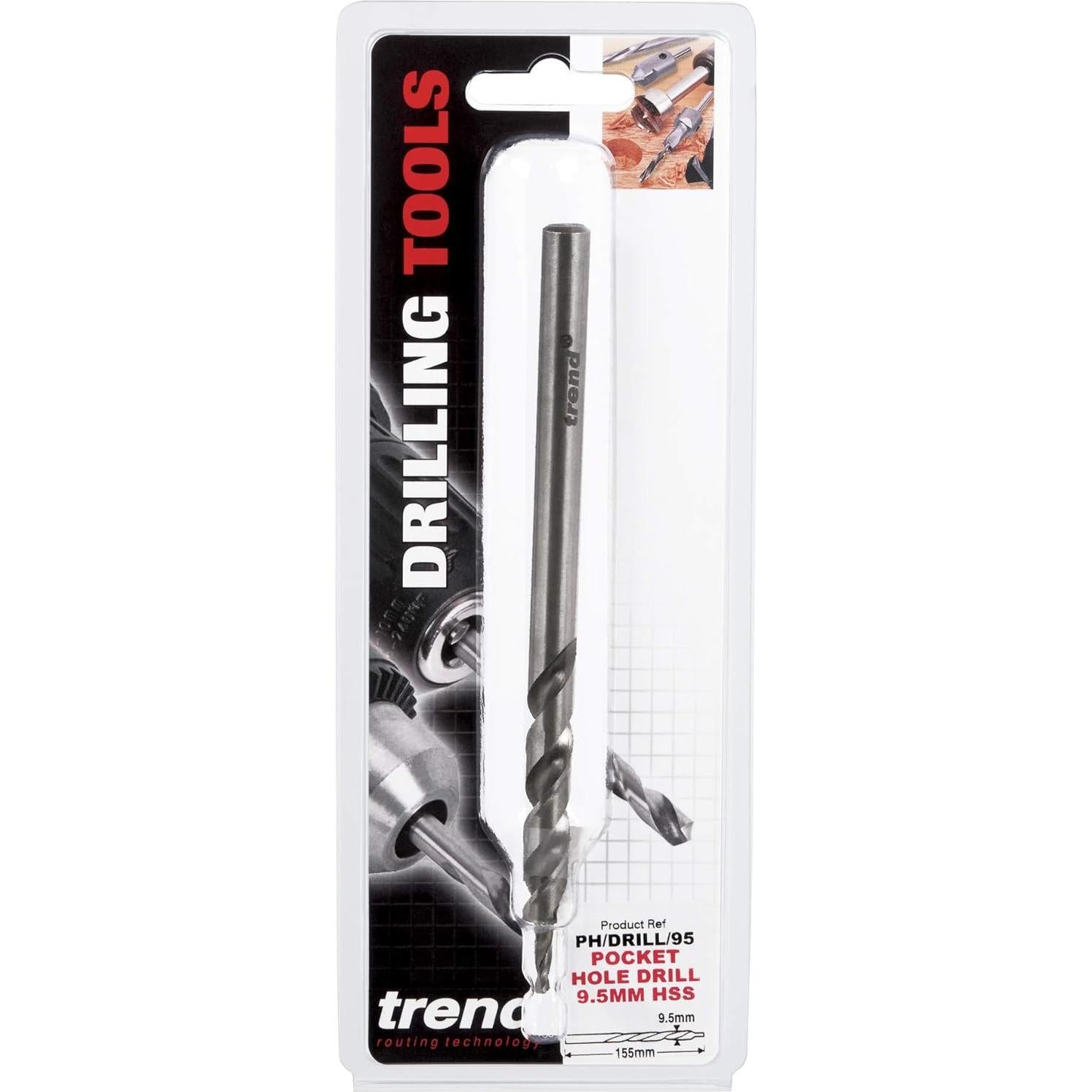 Broca de Agujero de Bolsillo Trend PH/DRILL/95 9.5 mm HSS