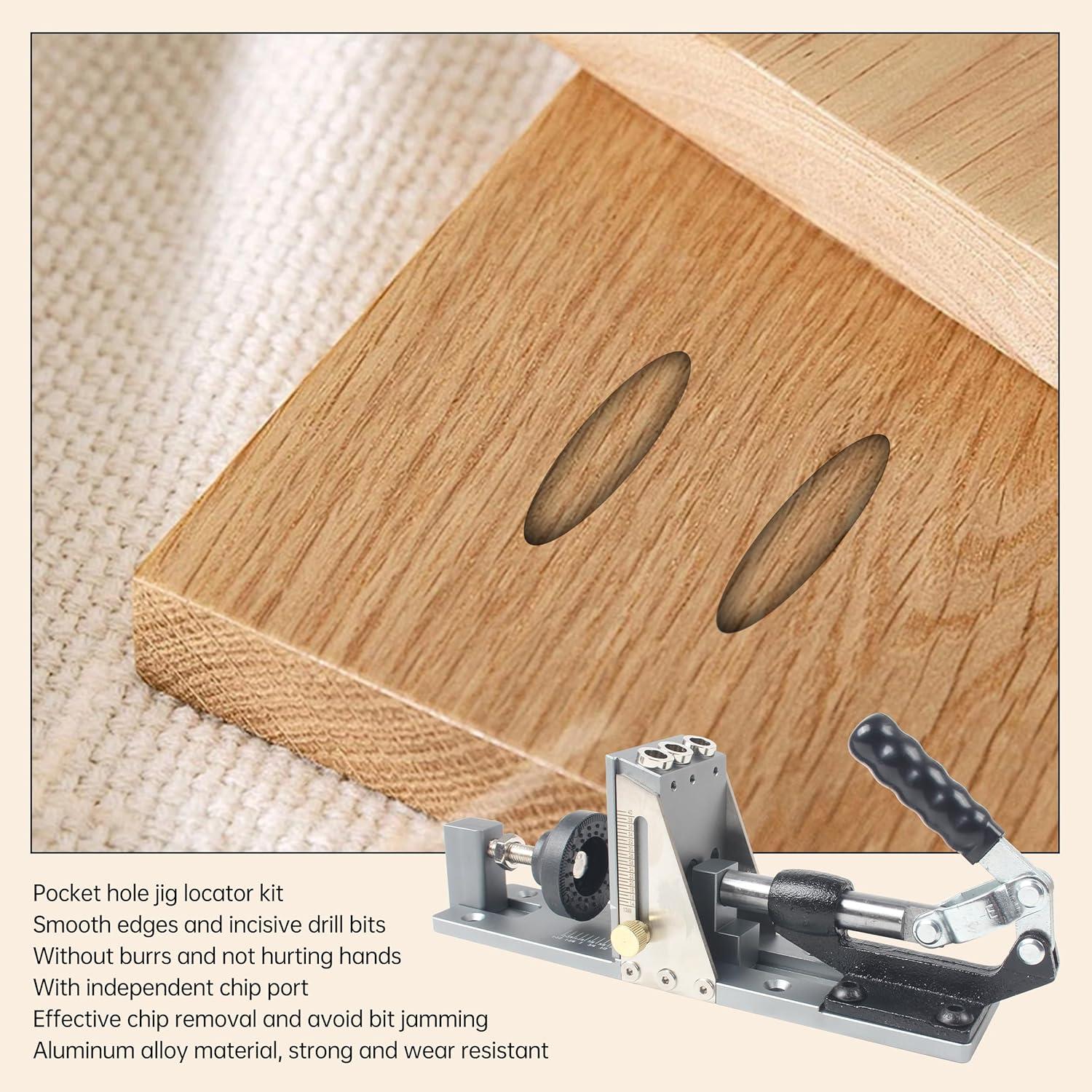 Kit de Plantilla de Agujeros RATTMMOTOR DWQ40-B para Carpintería