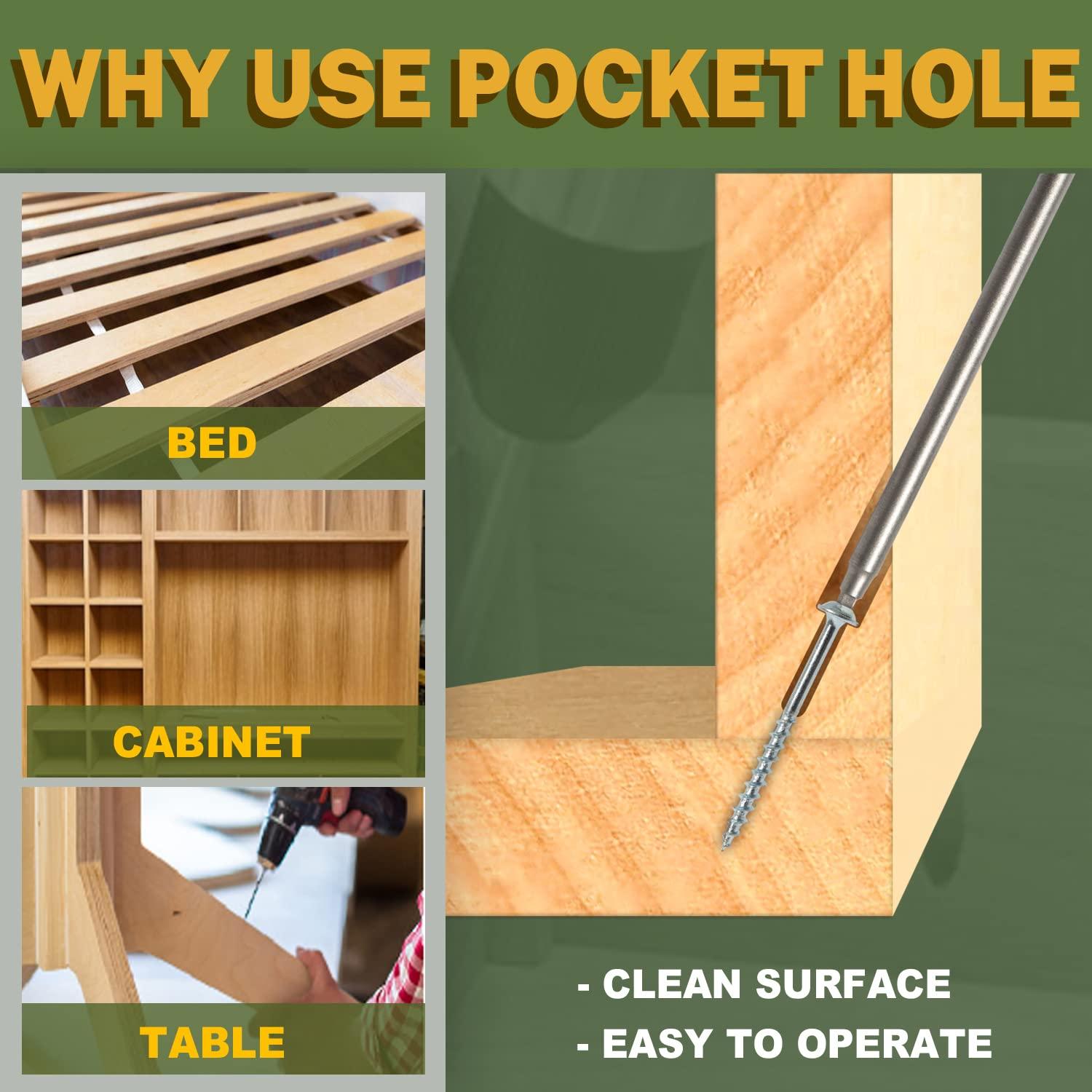 Tornillos para Agujeros de Bolsillo LIONMAX #8 x 38mm 600PCS