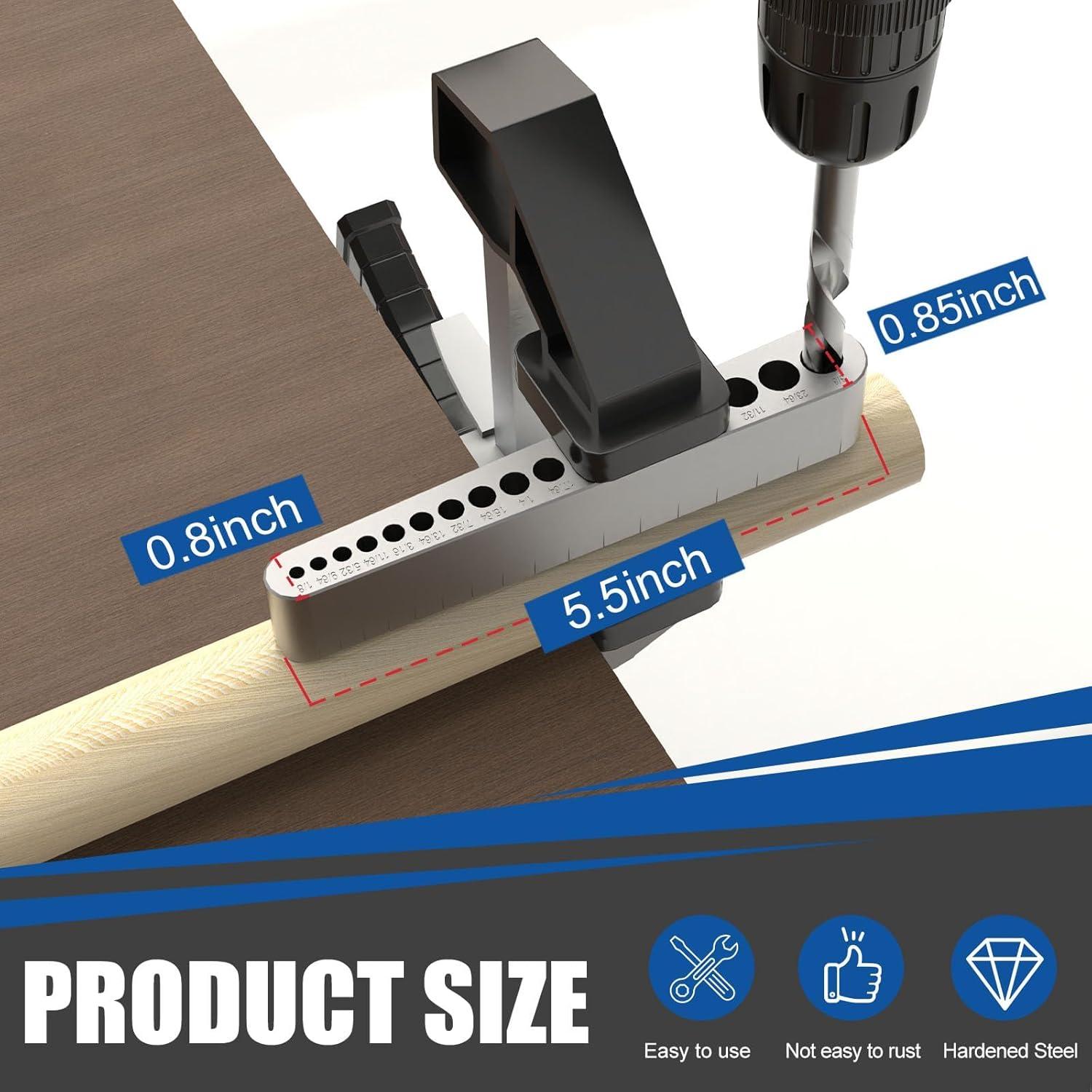 Guía de Taladro Portátil LTDTACTBAG 17 Tamaños 3.2 a 9.5 mm