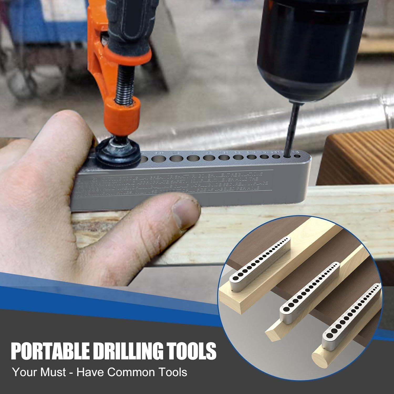 Guía de Taladro Portátil LTDTACTBAG 17 Tamaños 3.2 a 9.5 mm