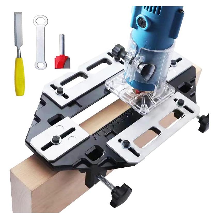 Plantilla de Bisagra de Puerta ZMURED de Aluminio 34x20cm