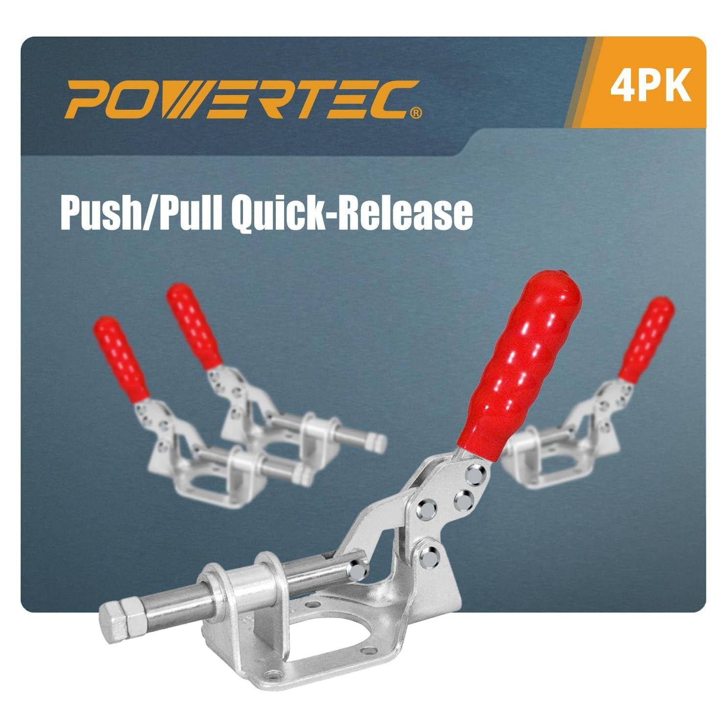 Abrazadera de Liberación Rápida POWERTEC 302F 136 kg 4PK