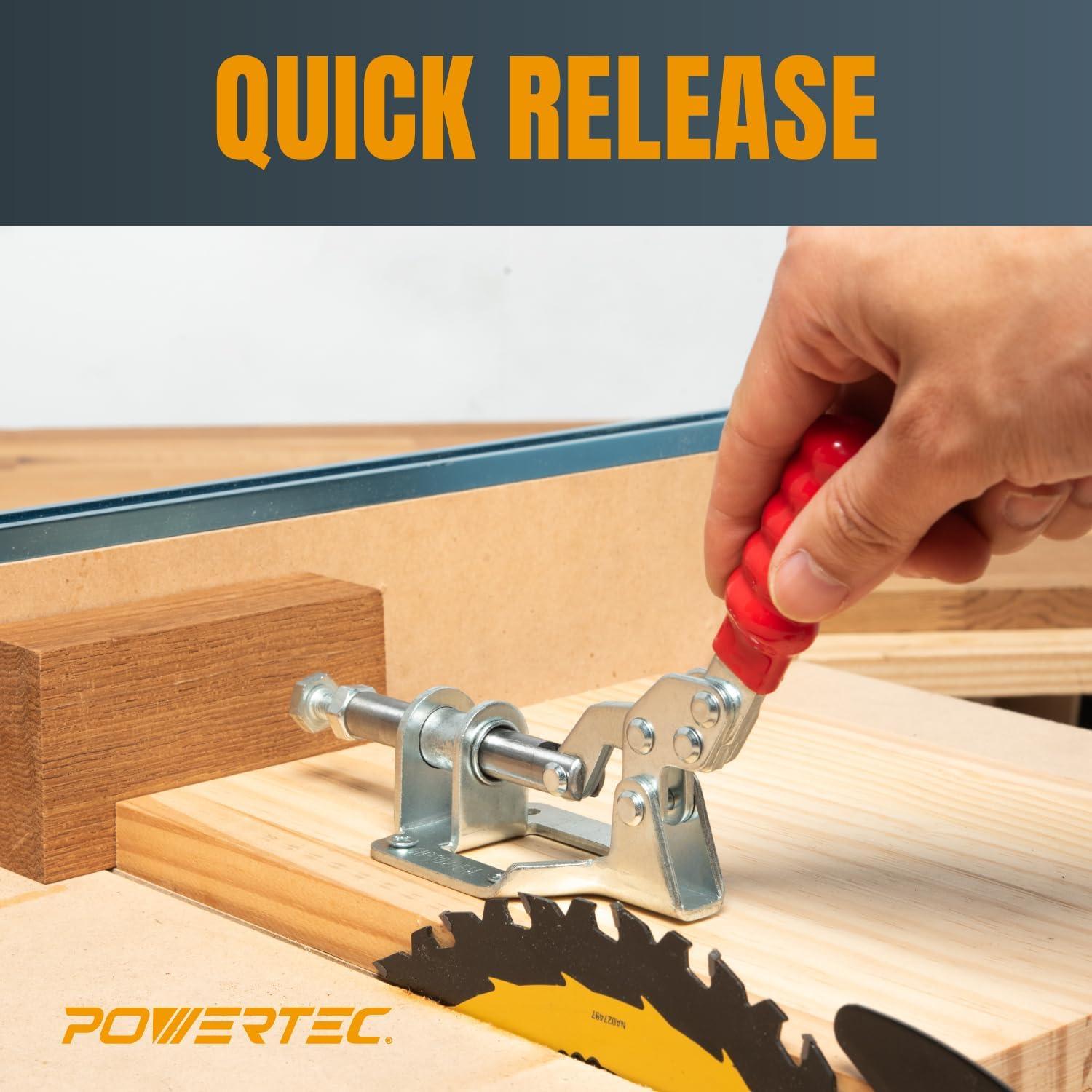 Abrazadera de Liberación Rápida POWERTEC 302F 136 kg 4PK