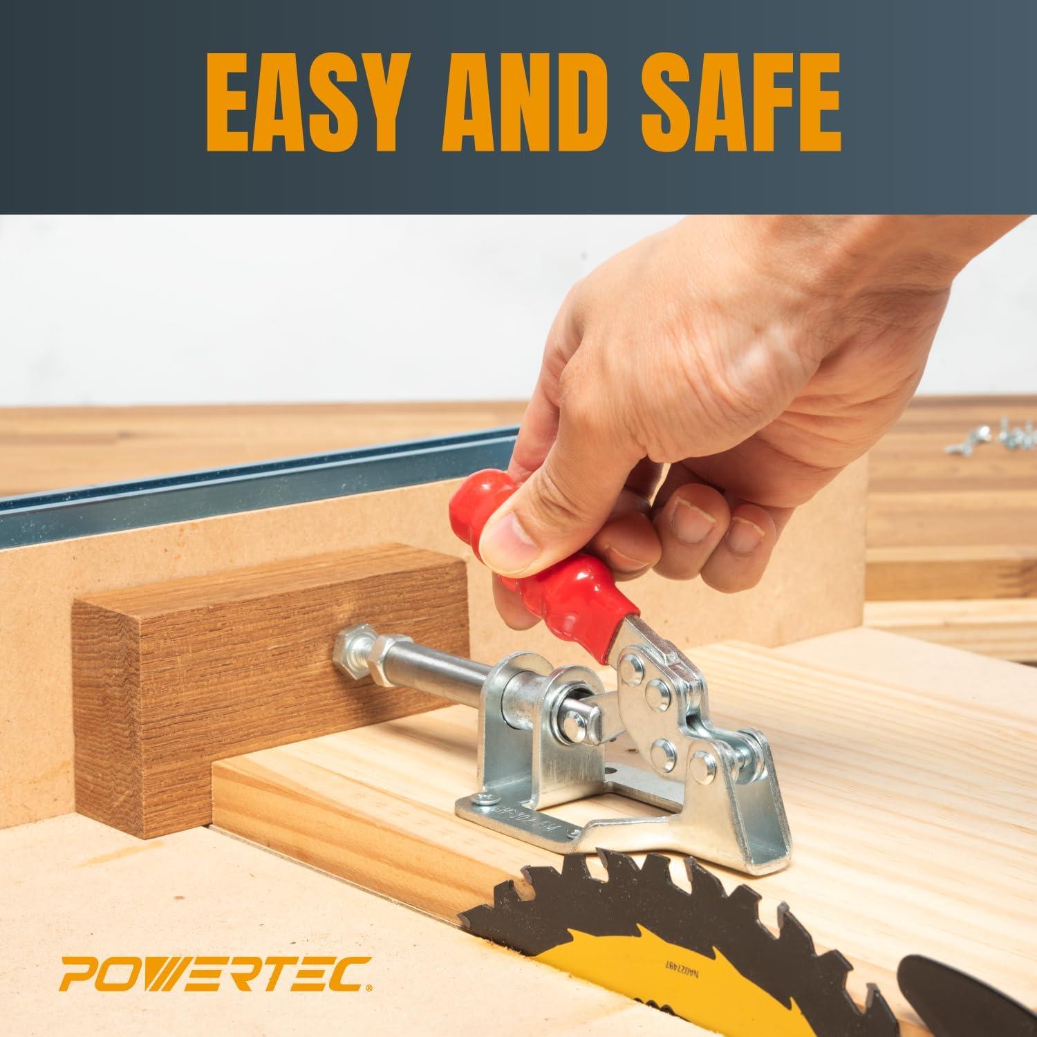 Abrazadera de Liberación Rápida POWERTEC 302F 136 kg 4PK