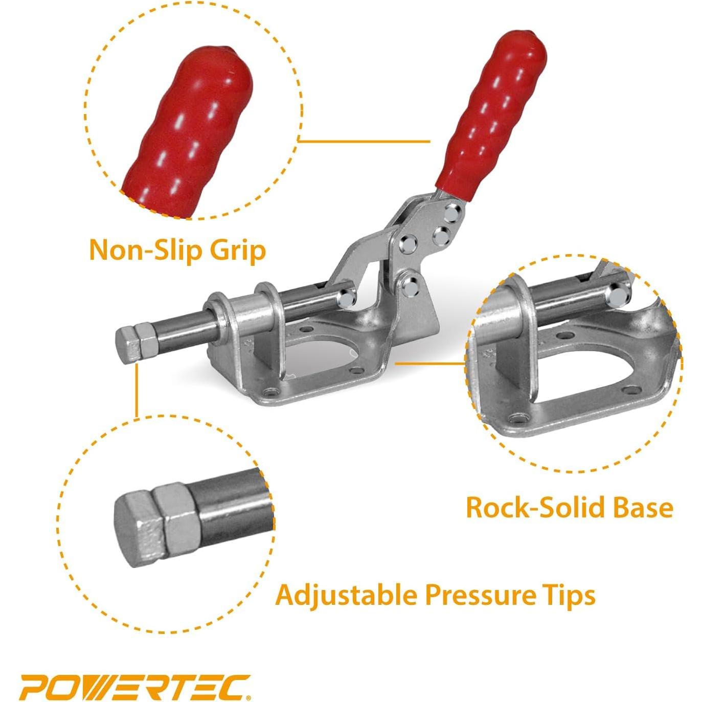 Abrazadera de Liberación Rápida POWERTEC 302F 136 kg 4PK
