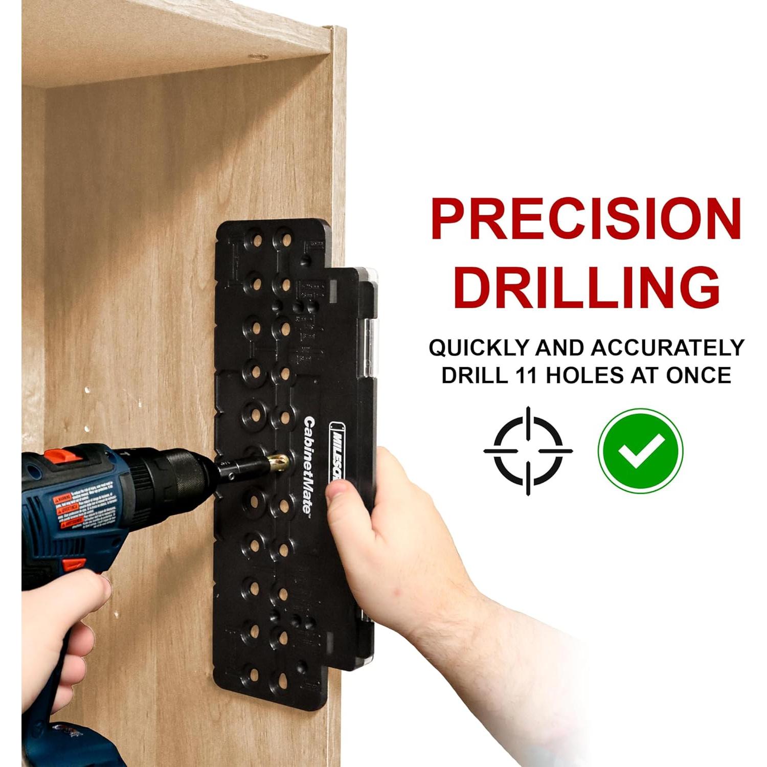 Plantilla de Perforación para Pines de Estante Milescraft 1316