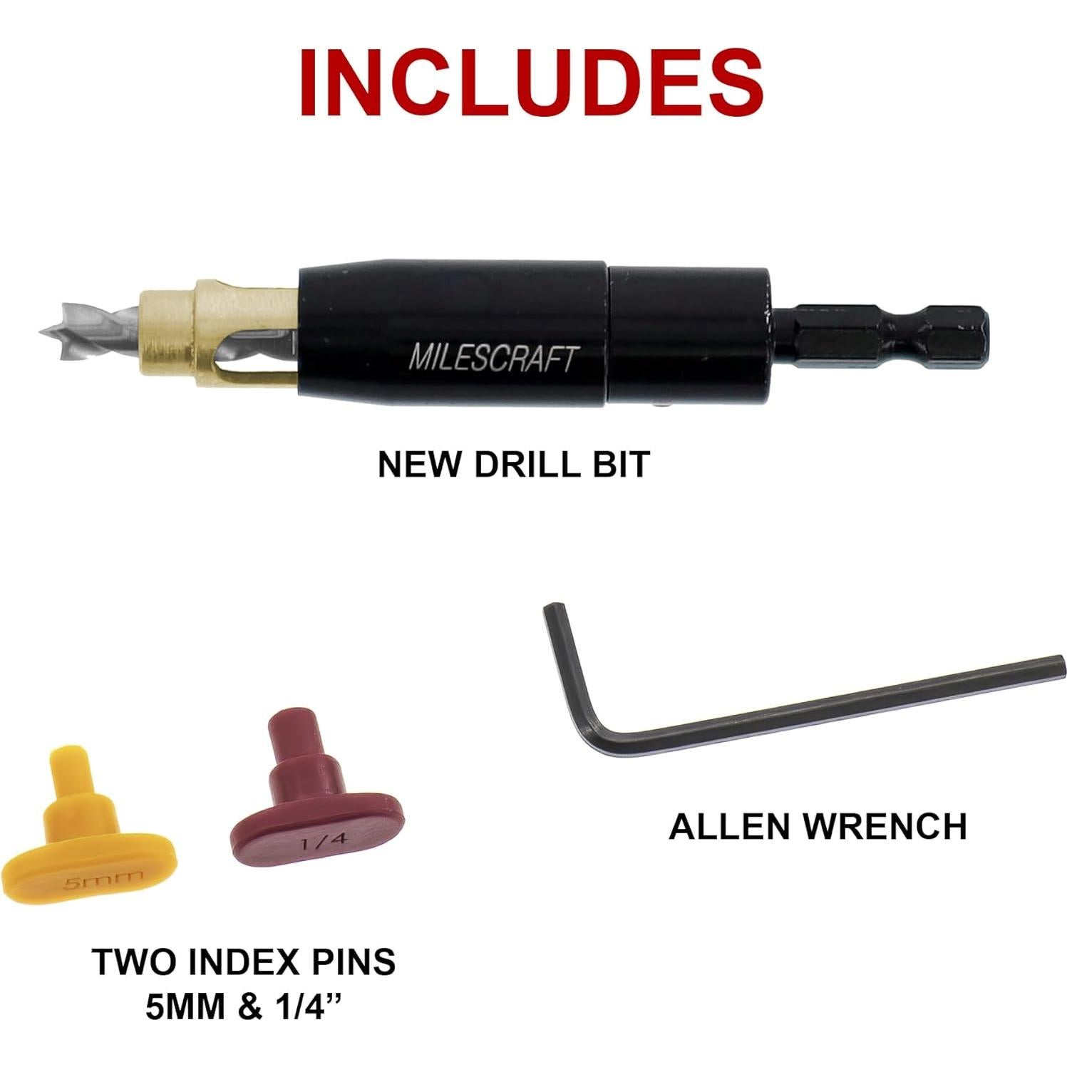 Plantilla de Perforación para Pines de Estante Milescraft 1316