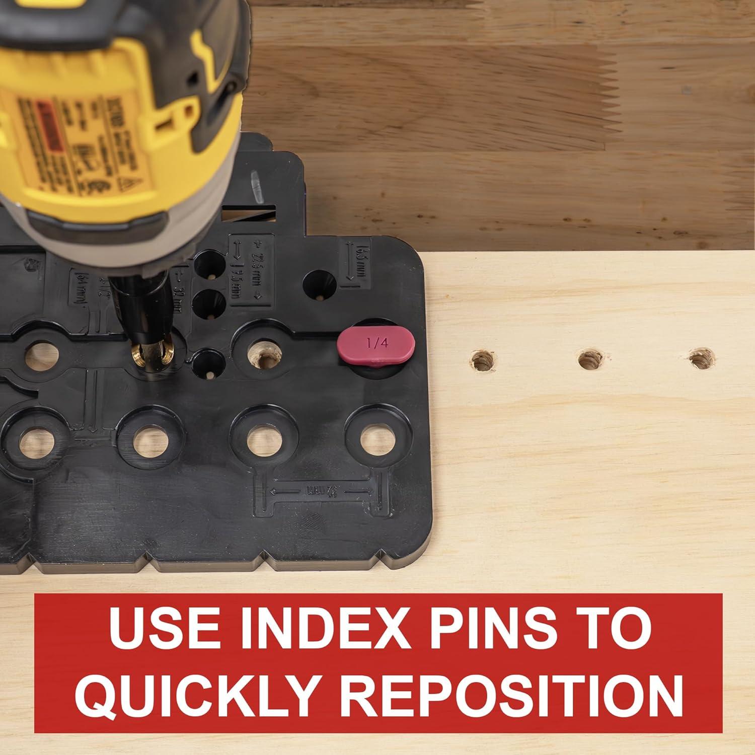 Plantilla de Perforación para Pines de Estante Milescraft 1316