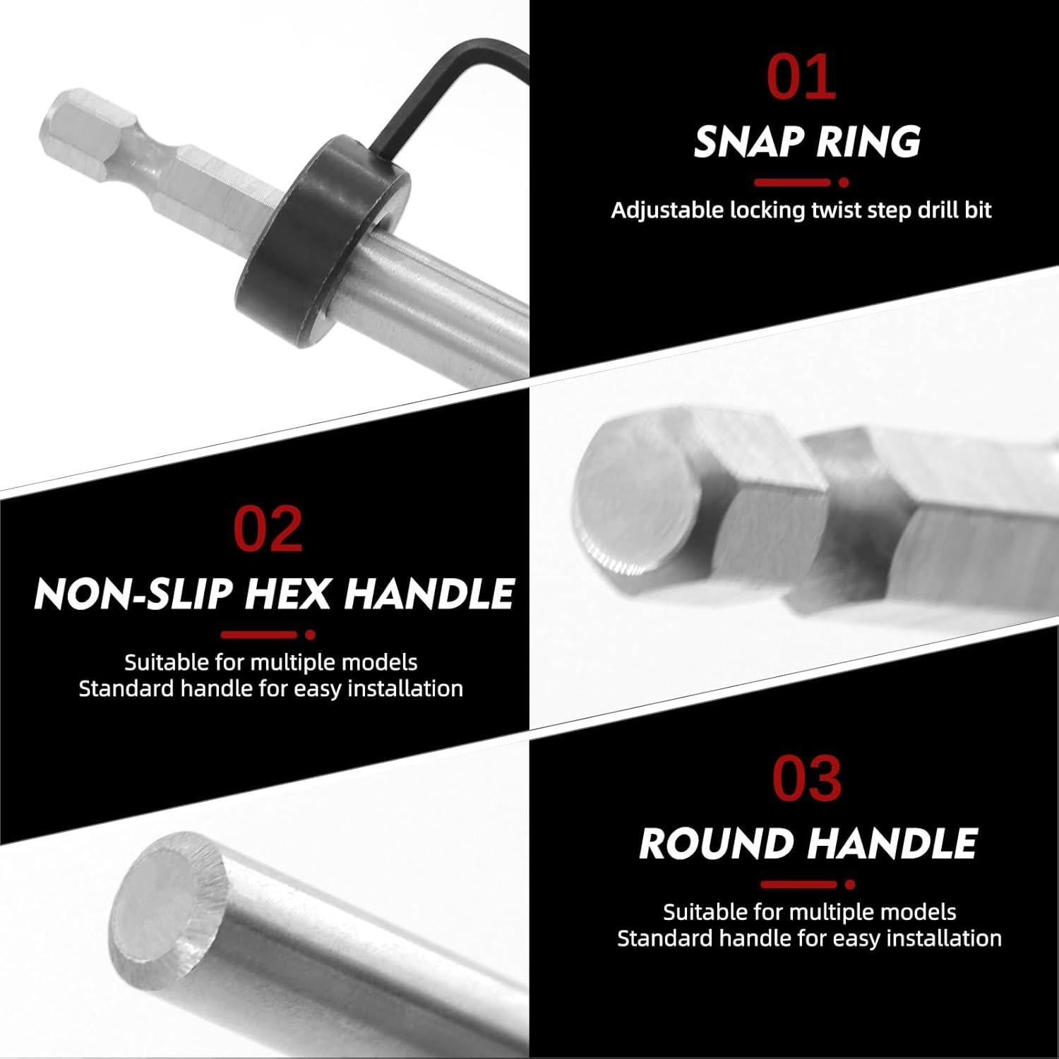 Broca de Agujero de Bolsillo RENYU 3/8" y 1/4" Hexagonal