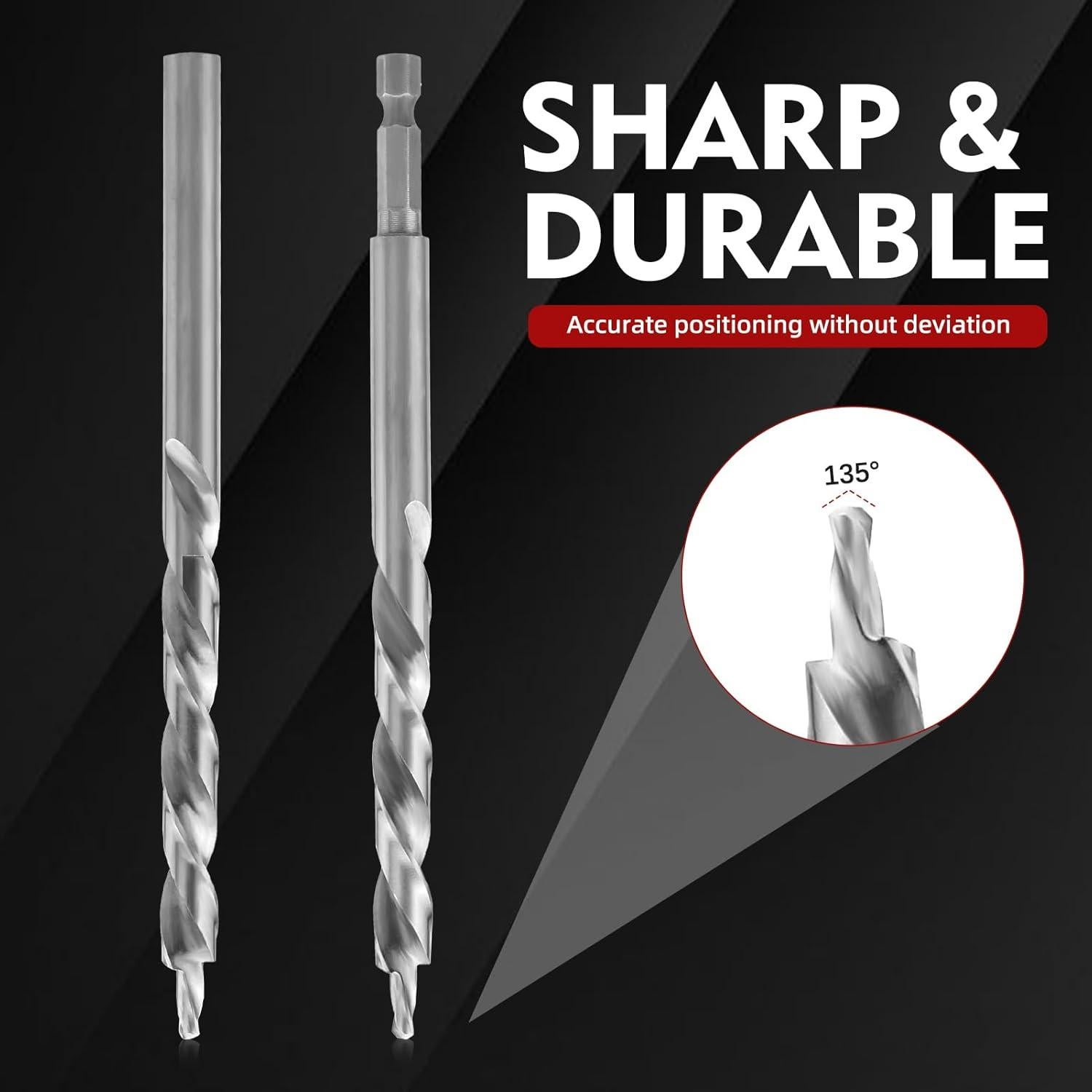 Broca de Agujero de Bolsillo RENYU 3/8" y 1/4" Hexagonal