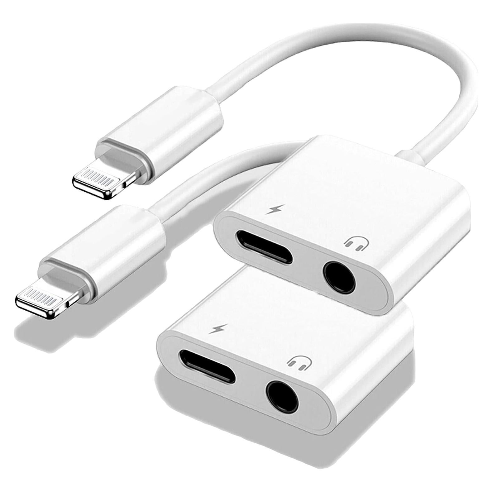 Adaptador de Jack 3.5mm Aprolink para iPhone 2 en 1 MFi