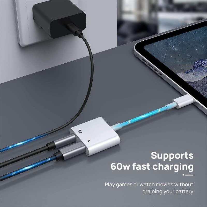 Adaptador de Jack 3.5mm Aprolink para iPhone 2 en 1 MFi