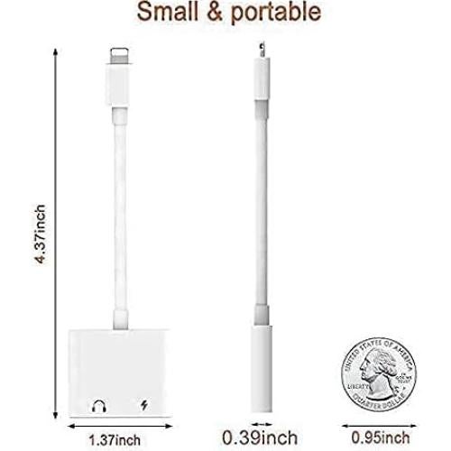 Adaptador de Jack 3.5mm Aprolink para iPhone 2 en 1 MFi