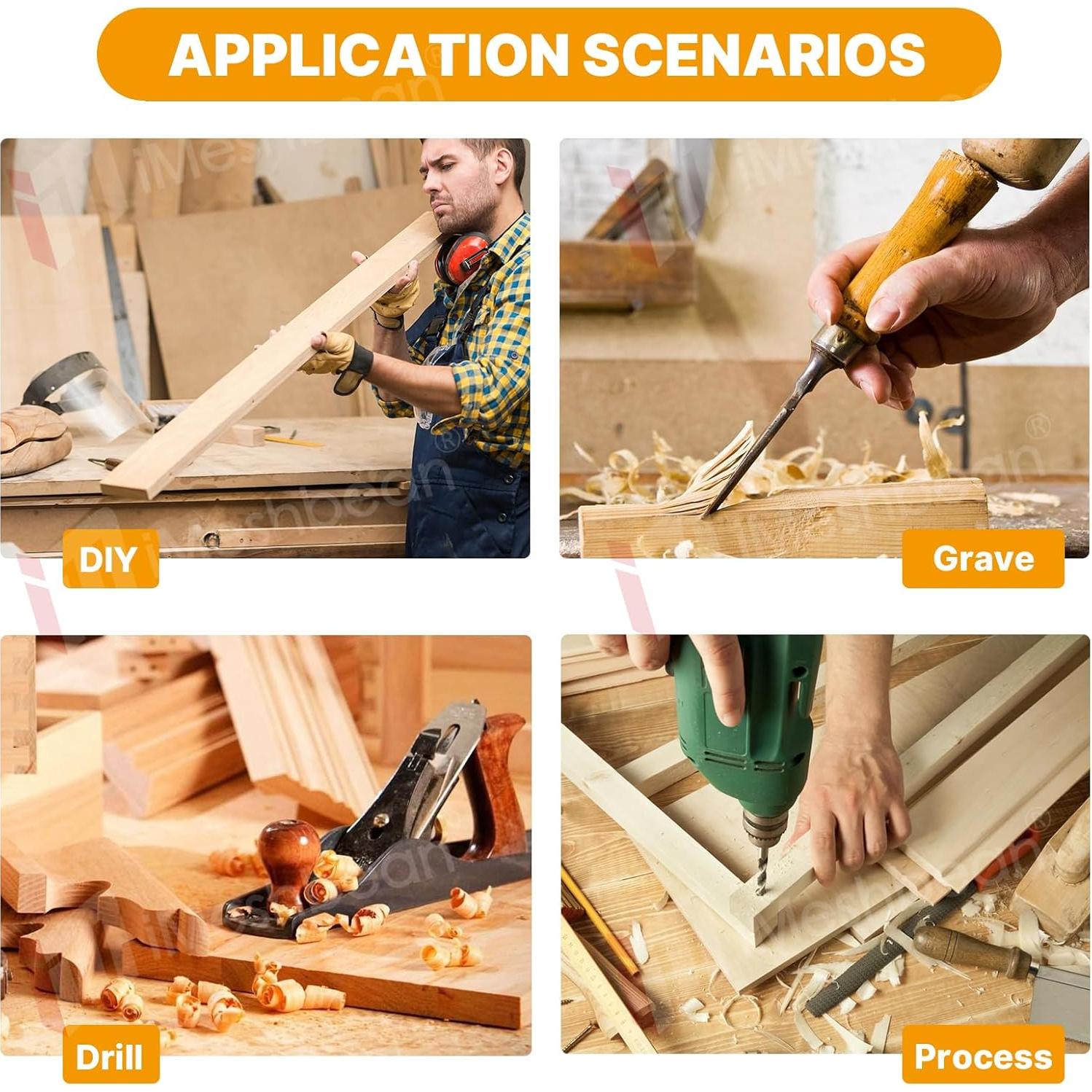 Kit Plantilla Agujeros Pocket iMeshbean, Aluminio, Precisión