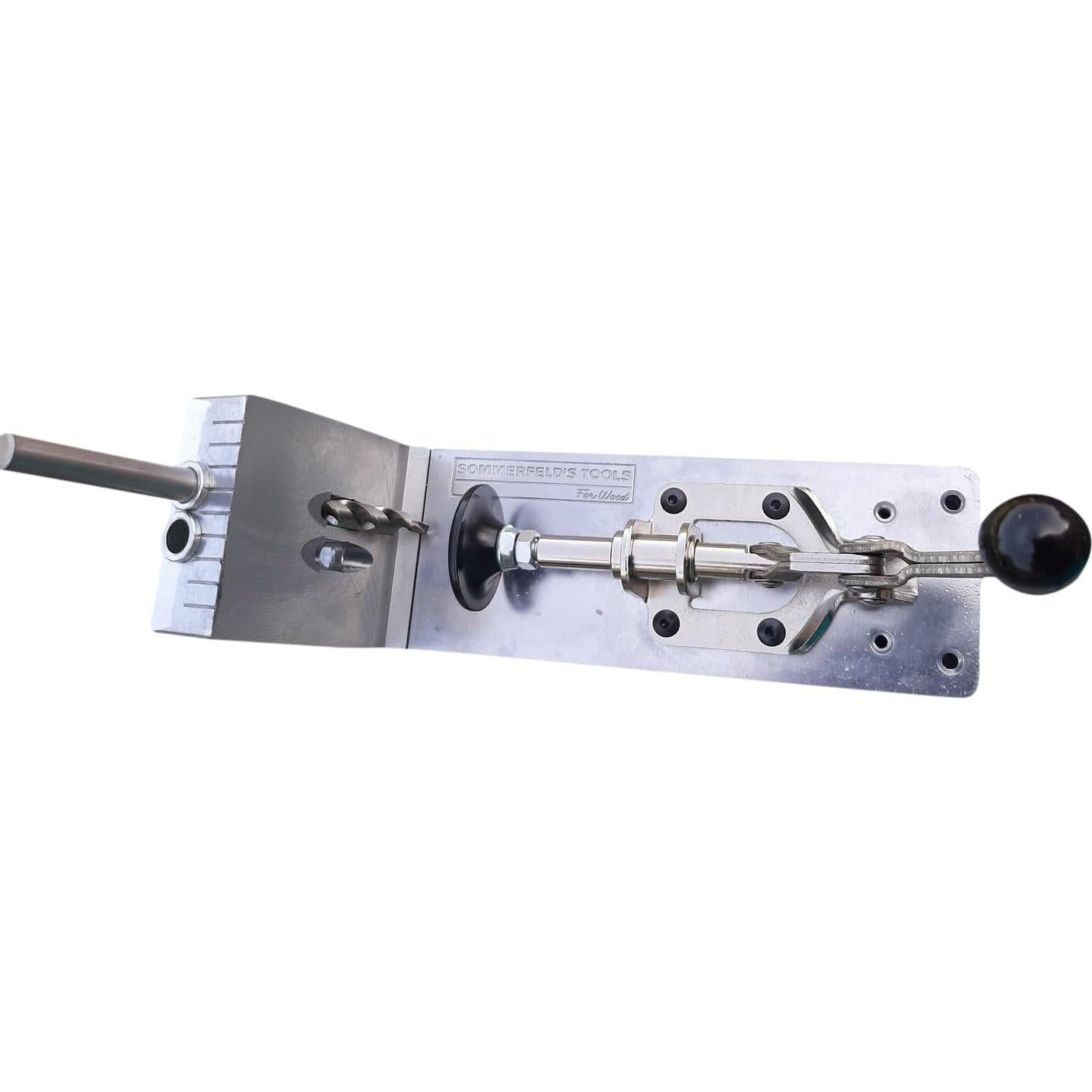 Plantilla de agujero en ángulo Sommerfeld 3-en-1 con abrazaderas