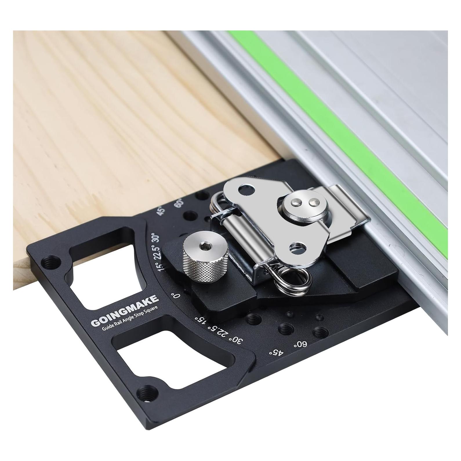 Escuadra de sierra de ángulo ajustable GOINGMAKE TS-6, 90° y -60° a 60°