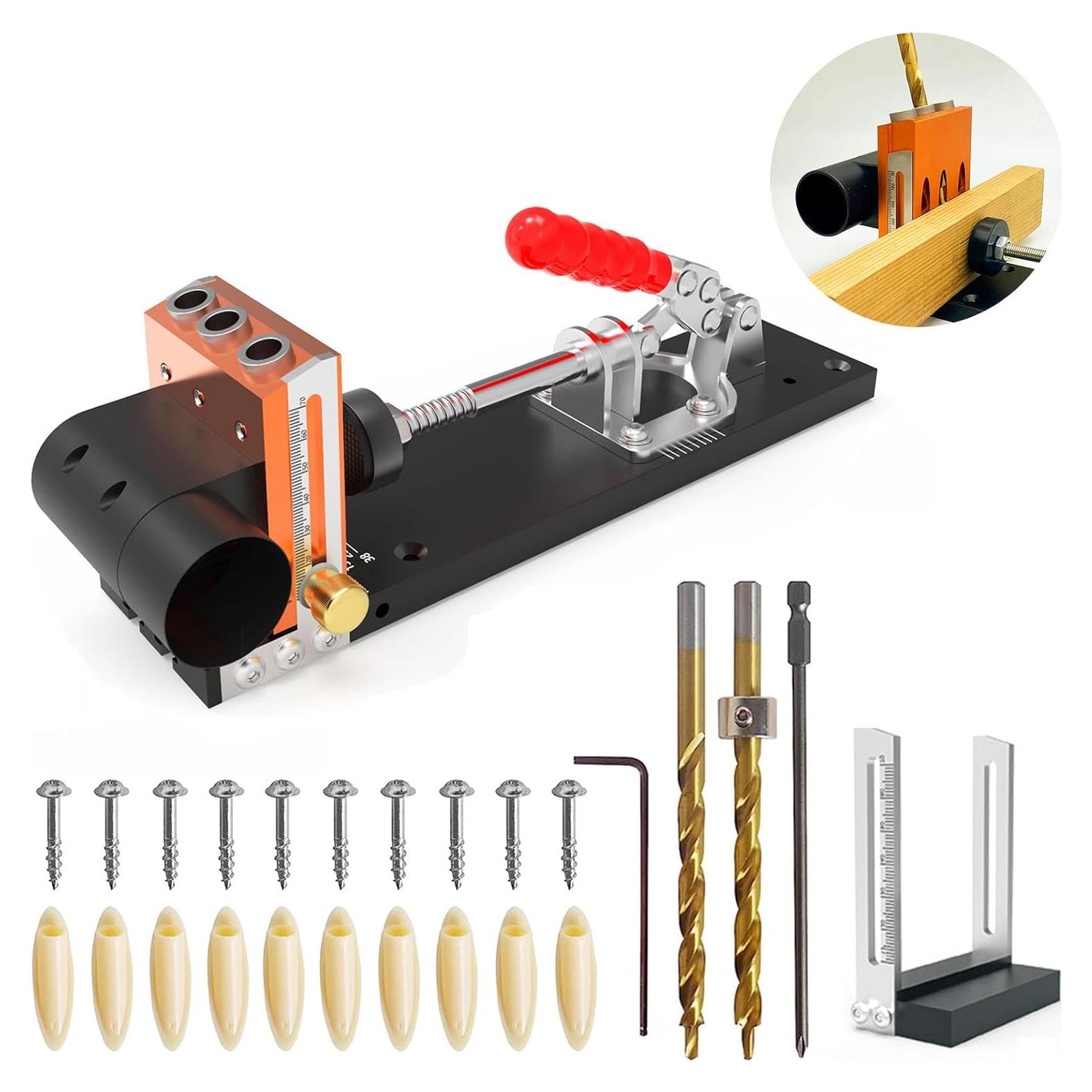 Kit de Plantilla de Agujeros de Pocket HFM - Aluminio, 1.84 kg