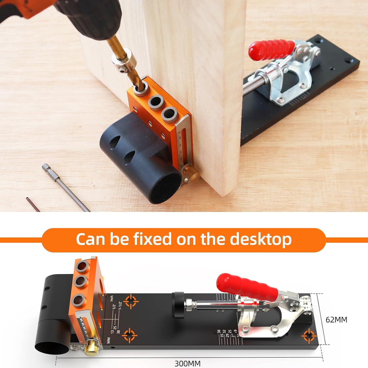 Kit de Plantilla de Agujeros de Pocket HFM - Aluminio, 1.84 kg