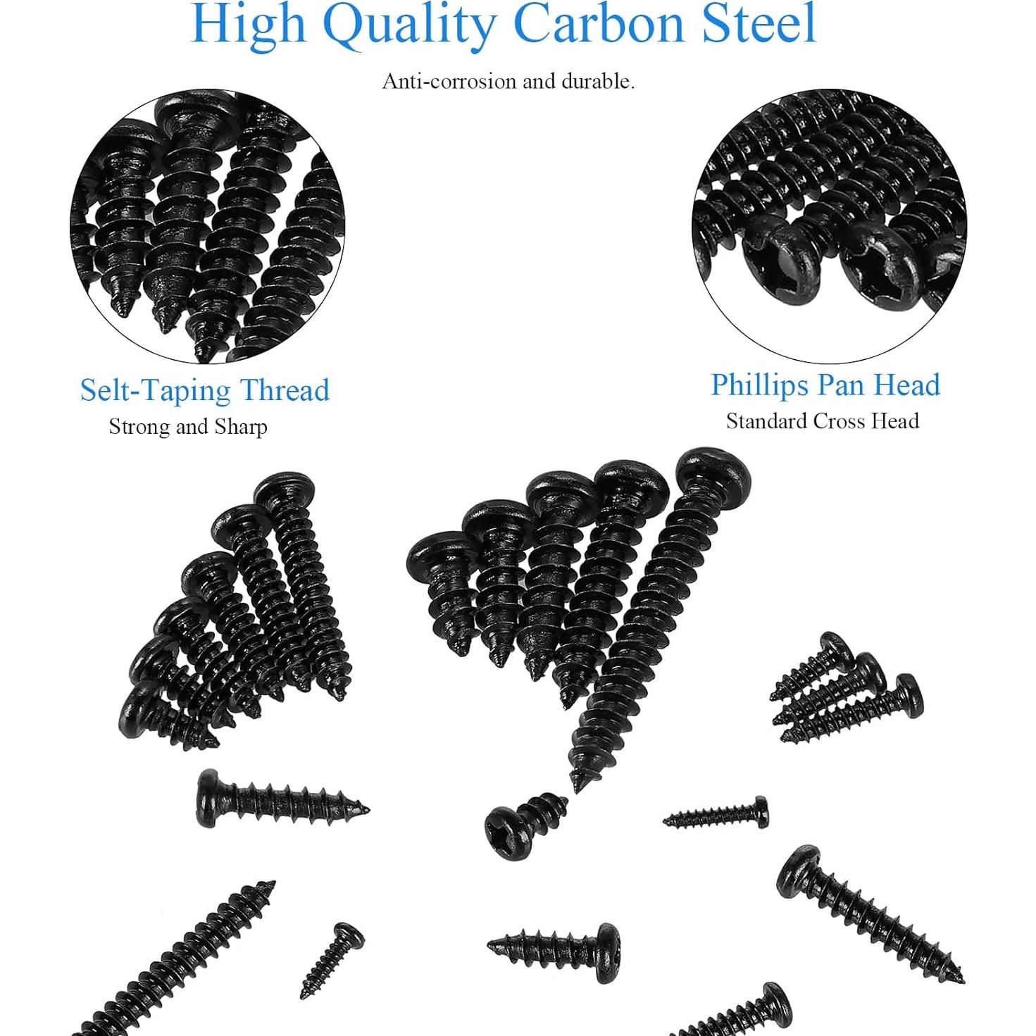 Kit de Tornillos Autoperforantes M2 M3 M4 625 Pcs HanTof