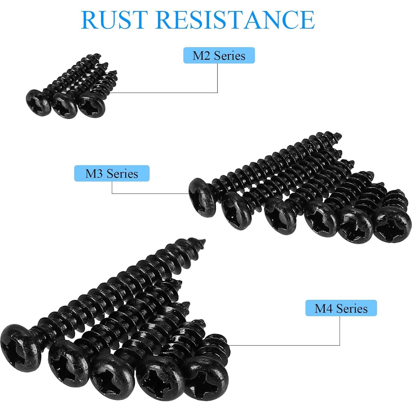 Kit de Tornillos Autoperforantes M2 M3 M4 625 Pcs HanTof