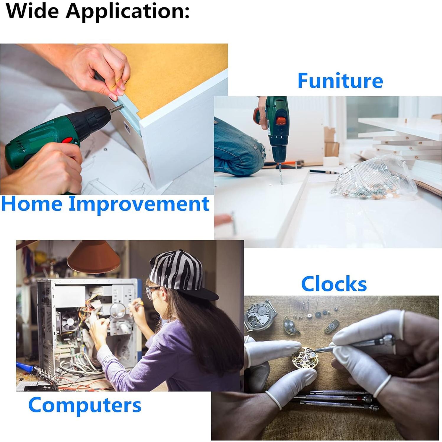 Kit de 1100 Tornillos Phillips MEIYYJ para Laptop M1.2 a M2