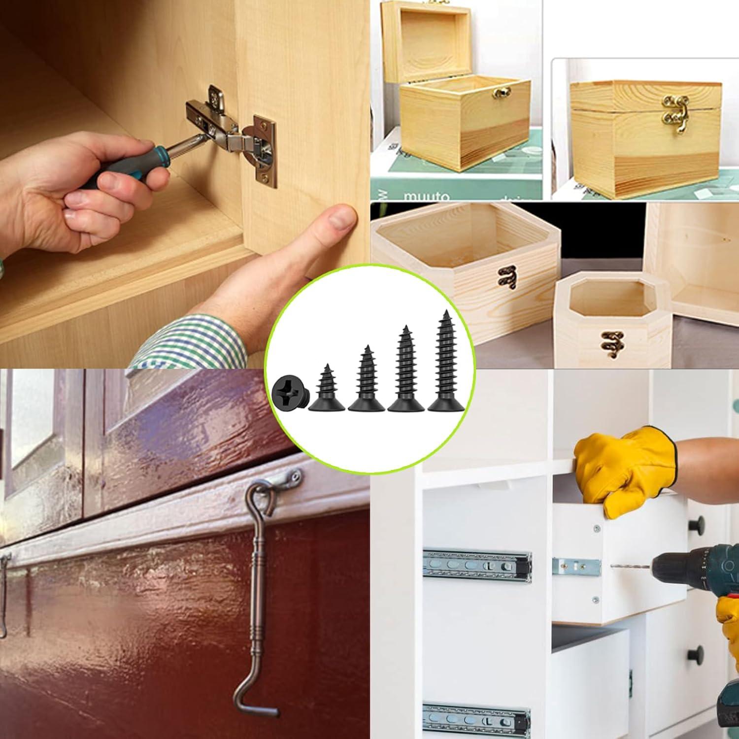 Kit de Tornillos M3 Cortos JERLITU 600pcs 6-12mm Acero