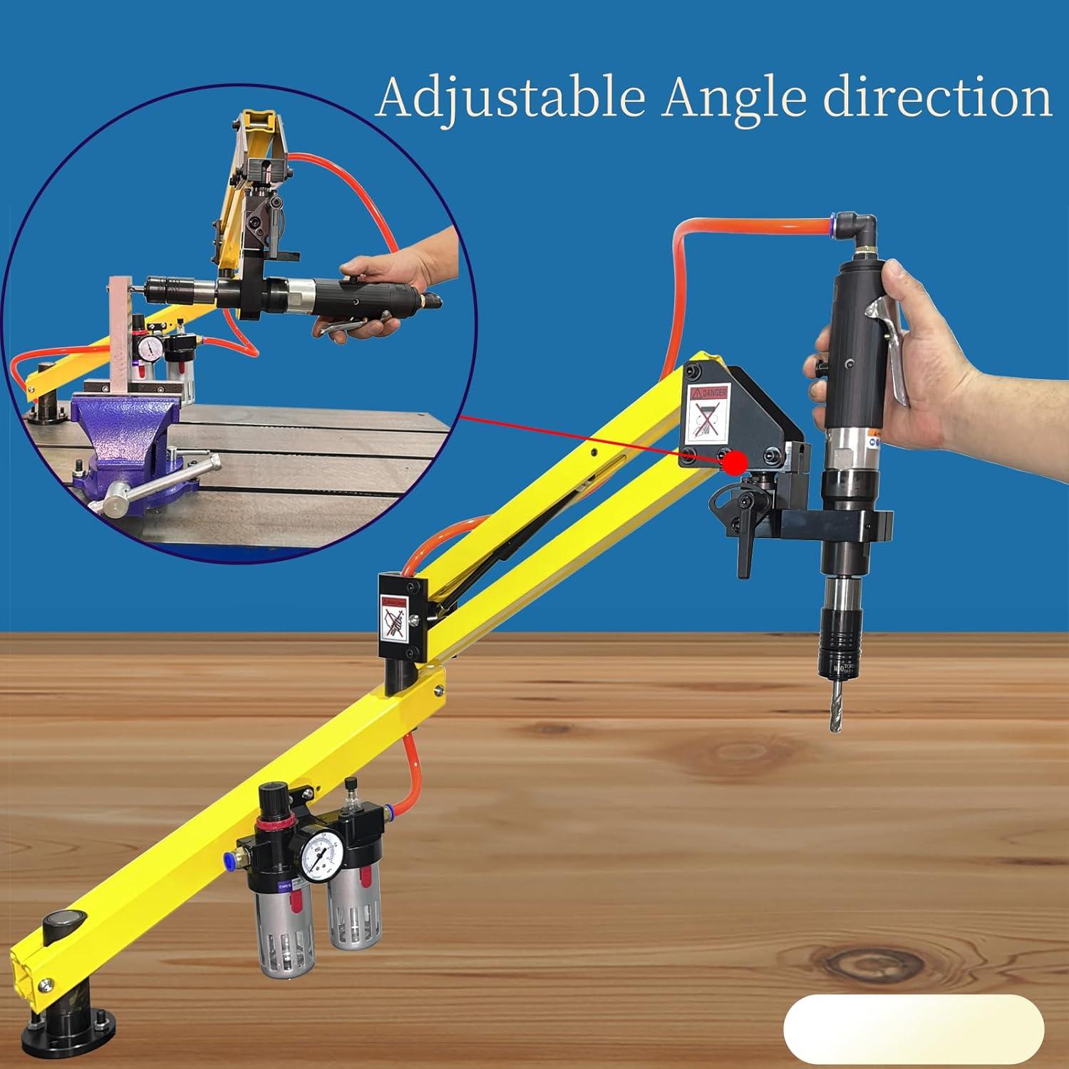 Máquina de Taladrado Neumática Melwozhwu GS7125 970mm M3-M12