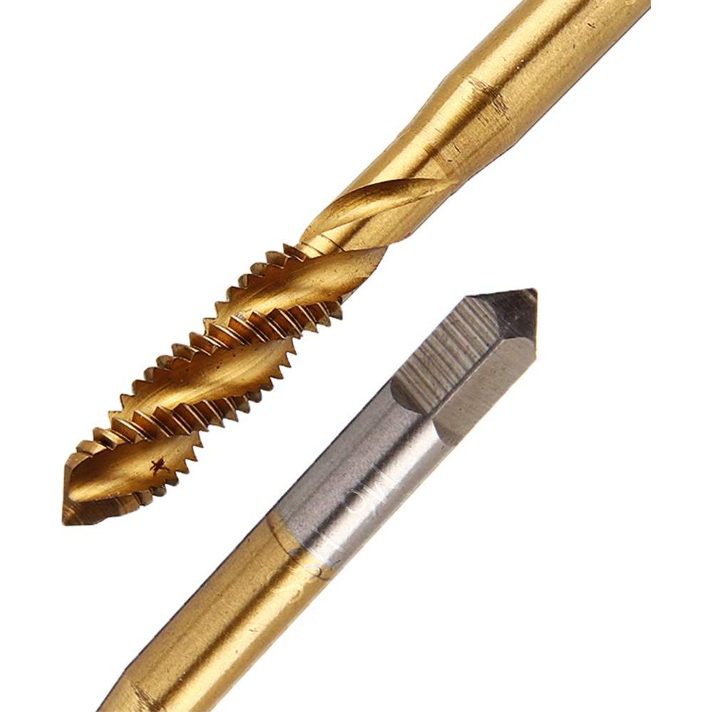 Juego de 9 Brocas de Rosca Titanio Yakamoz HSS M2 a M12