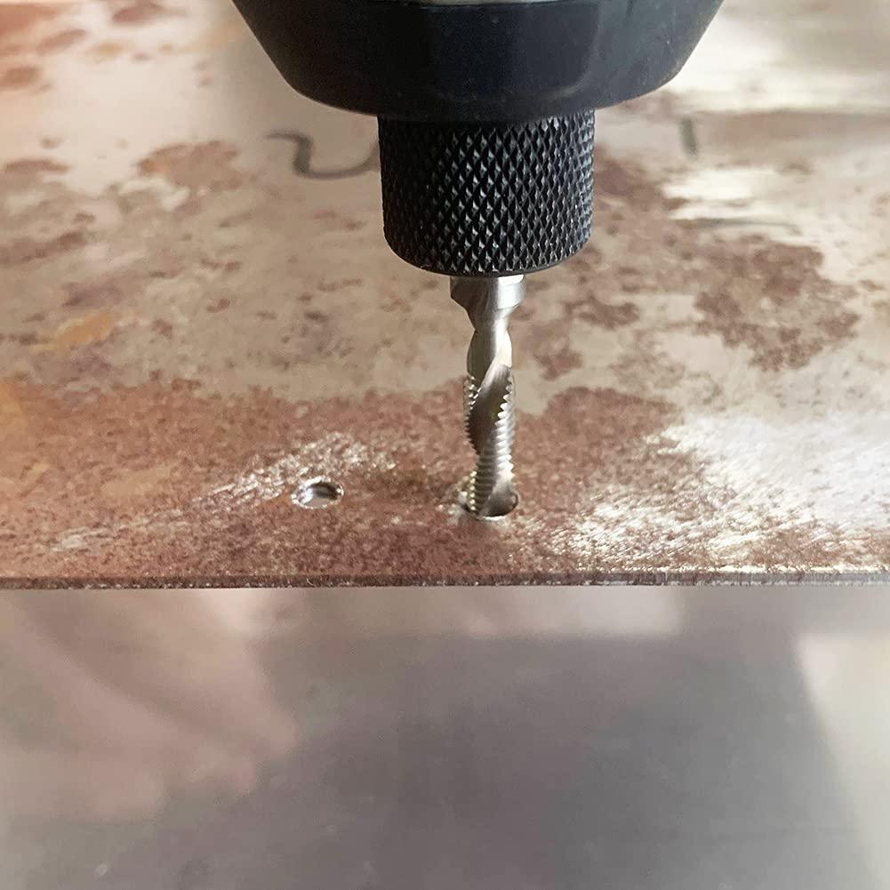 Juego de Brocas y Machos de Rosca AUTOTOOLHOME 6 Piezas HSS